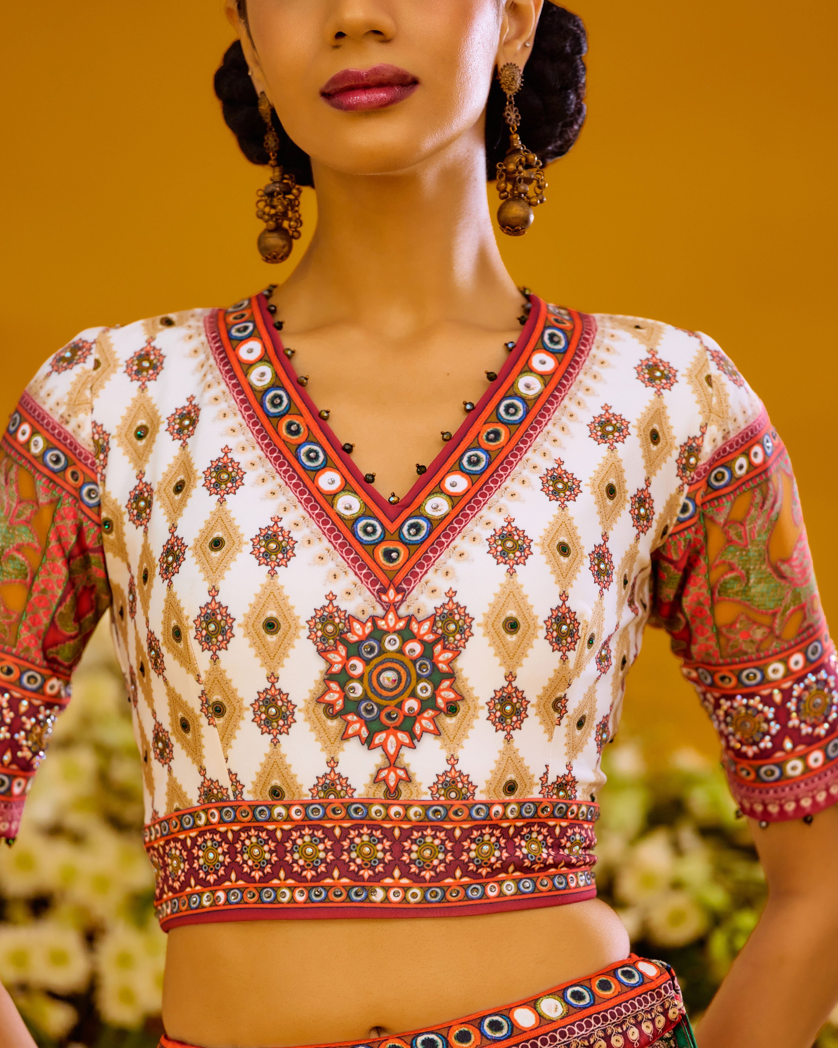 Baati : Leela - Multi/Green