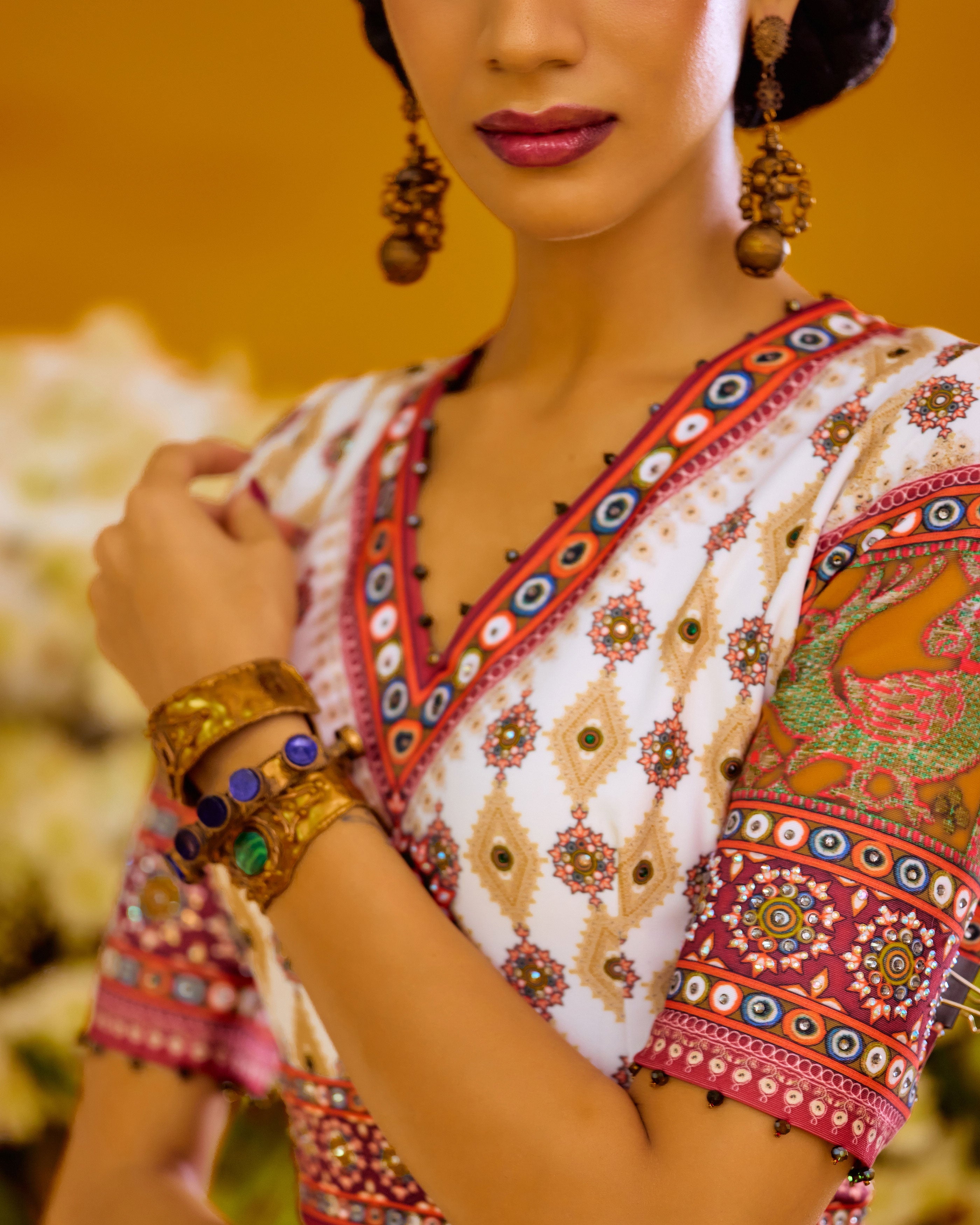Baati : Leela - Multi/Green