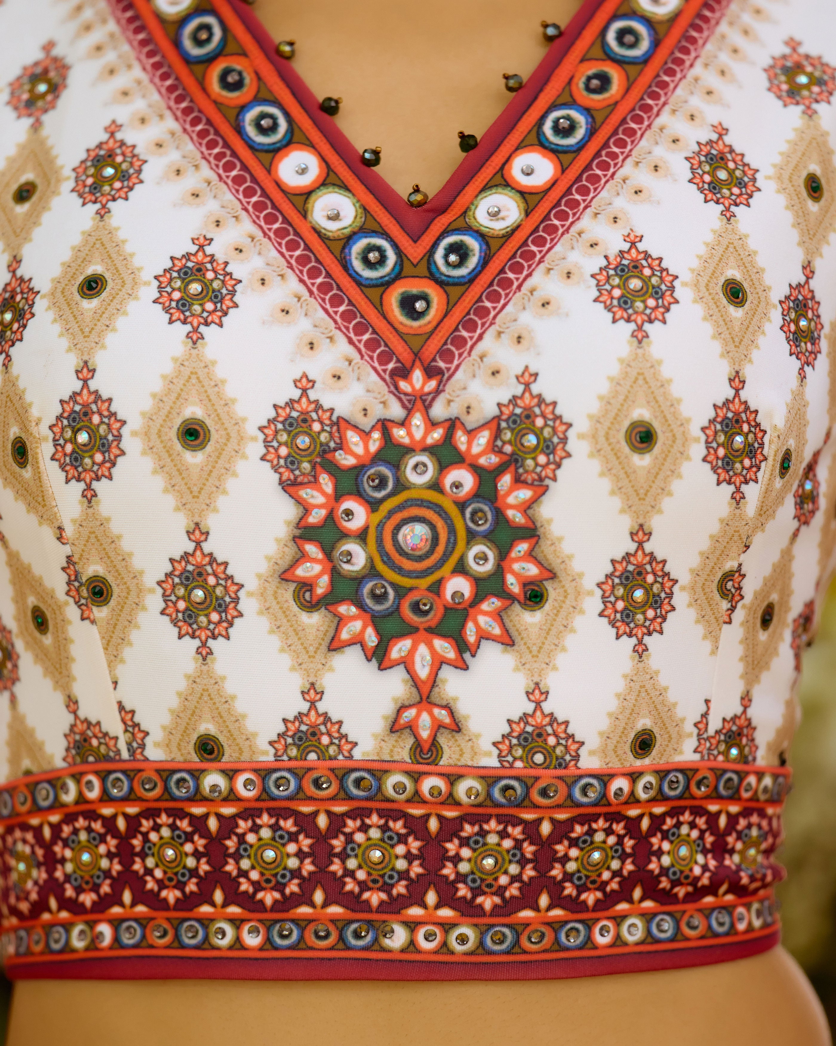 Baati : Leela - Multi/Green