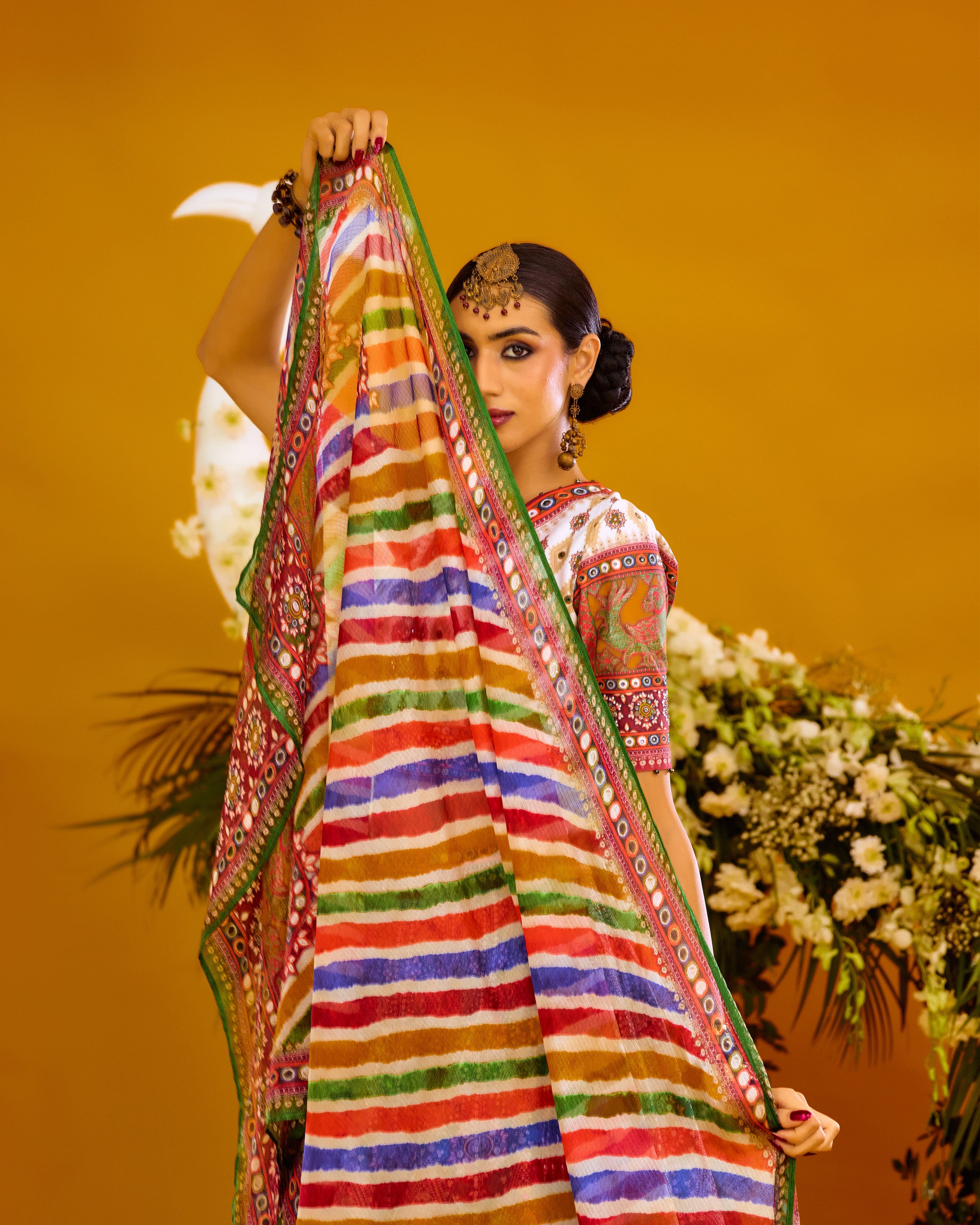 Baati : Leela - Multi/Green