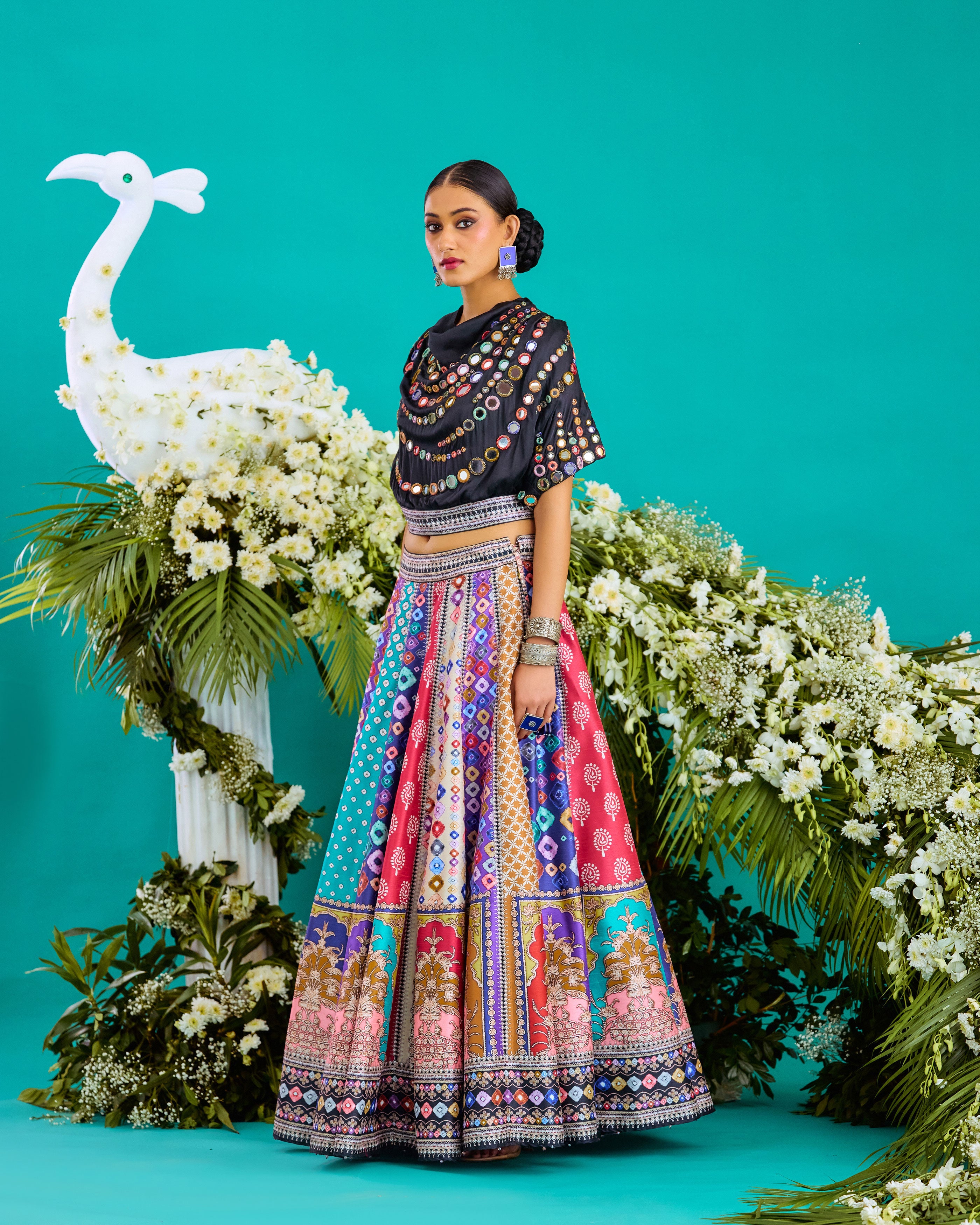 Baati : Varsha/Leela - Black/Multi