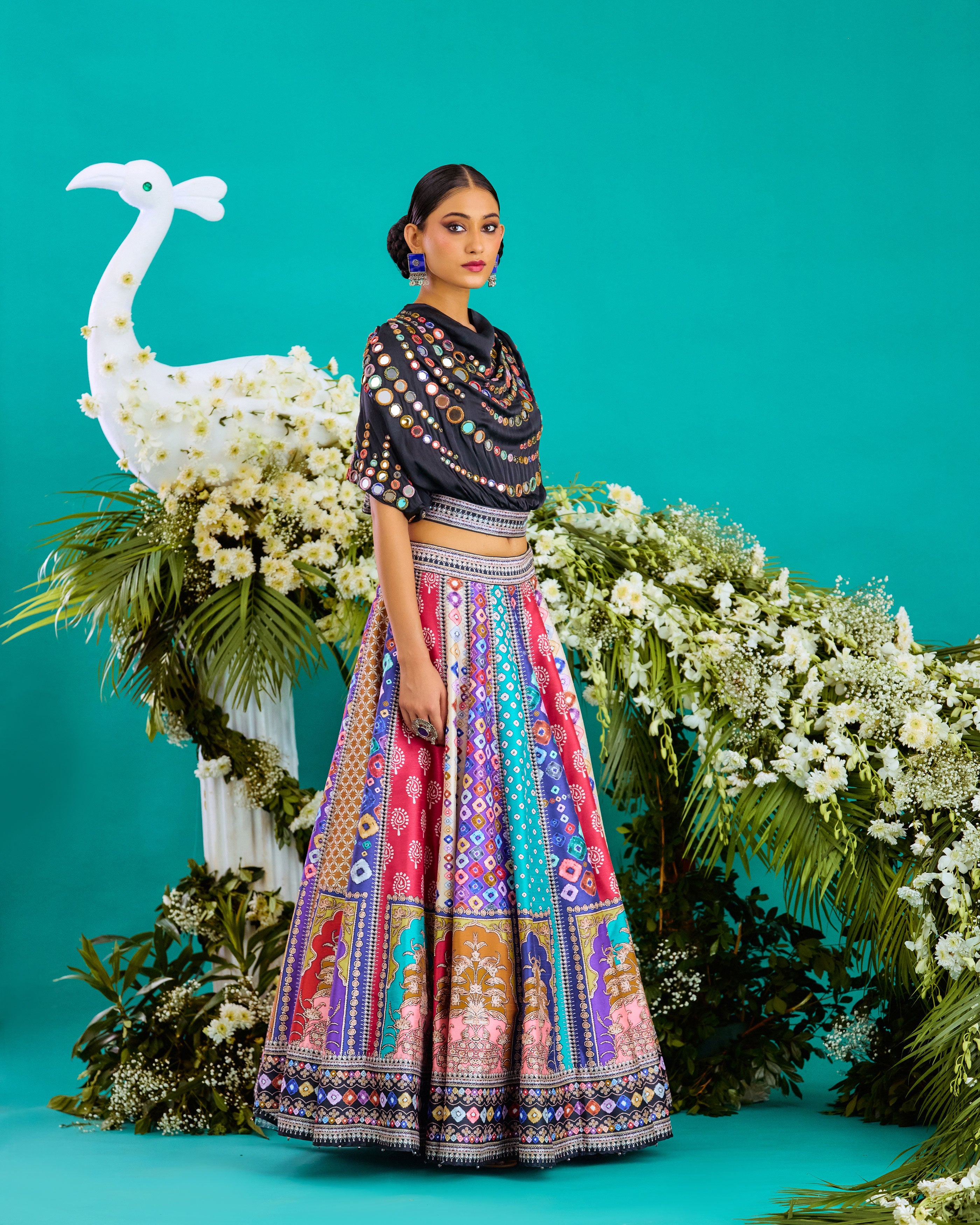 Baati : Varsha/Leela - Black/Multi