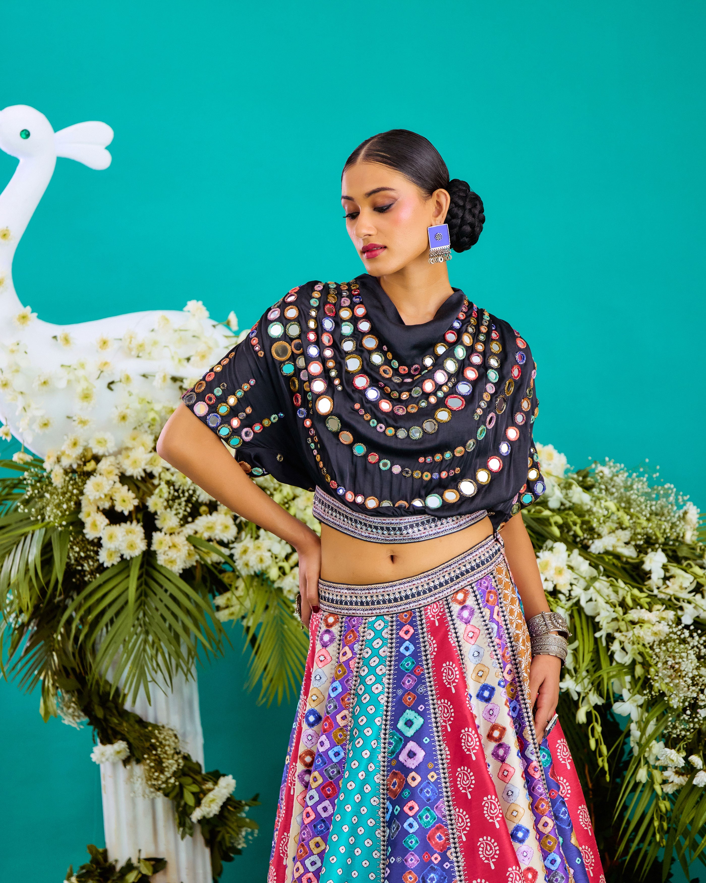 Baati : Varsha/Leela - Black/Multi