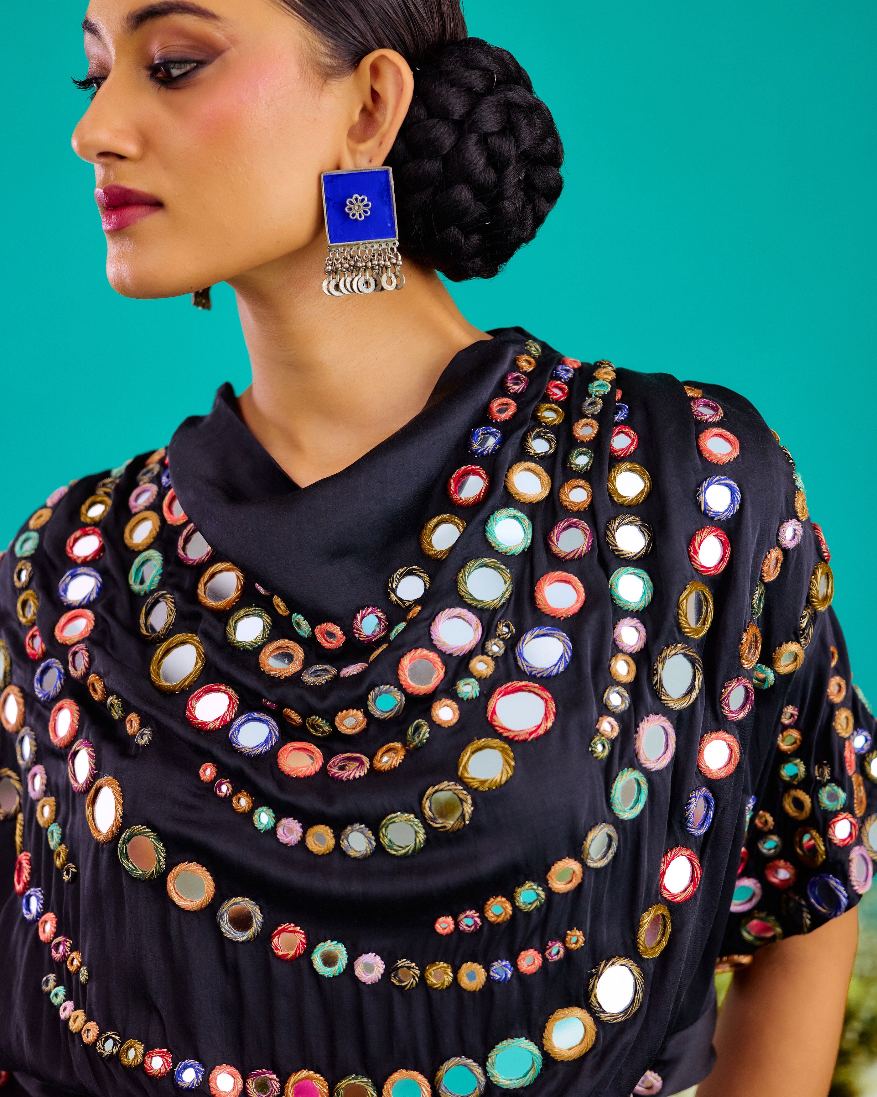 Baati : Varsha/Leela - Black/Multi
