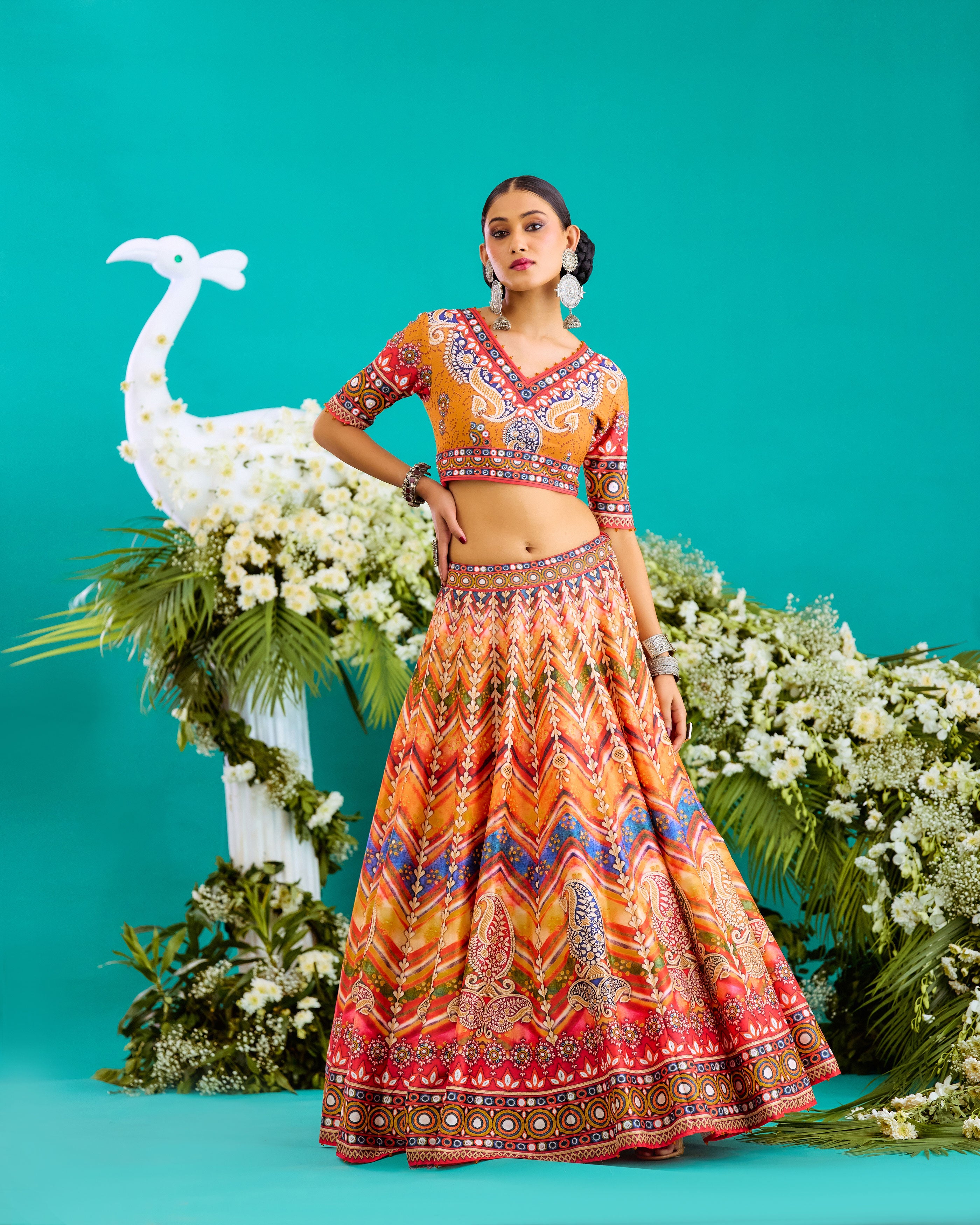 Baati : Leela - Multi/Chevron
