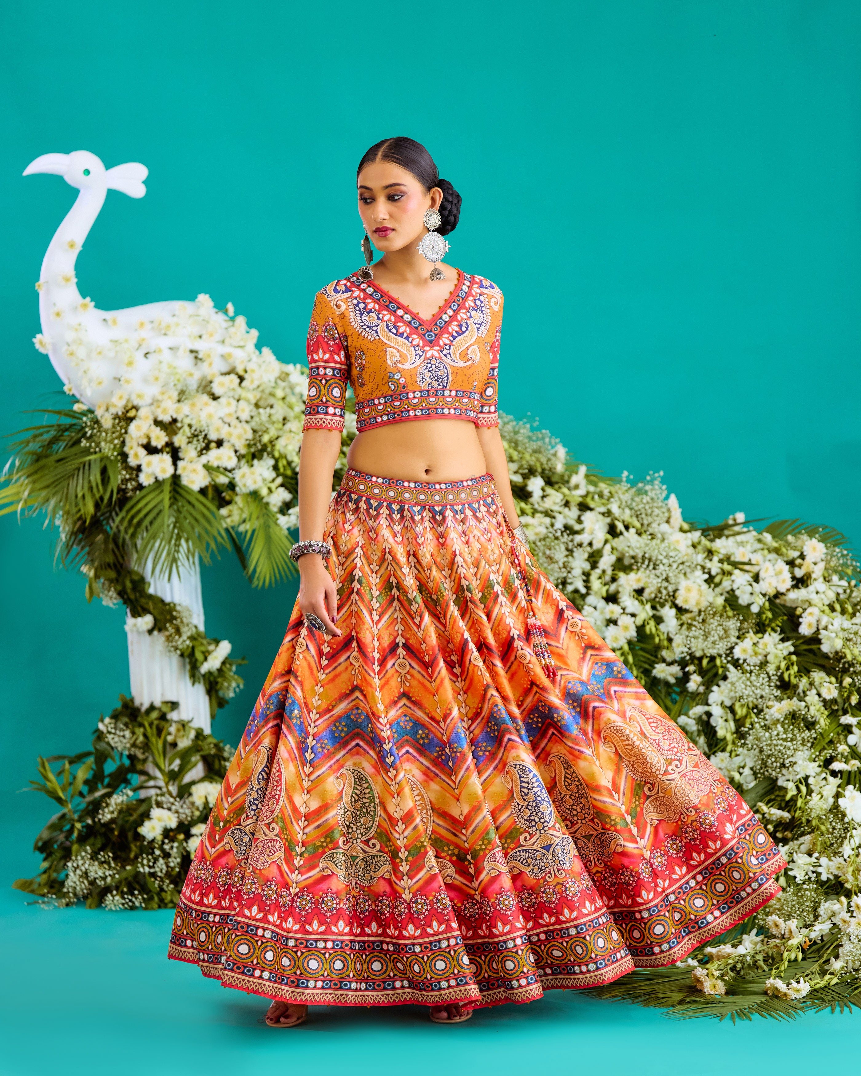 Baati : Leela - Multi/Chevron