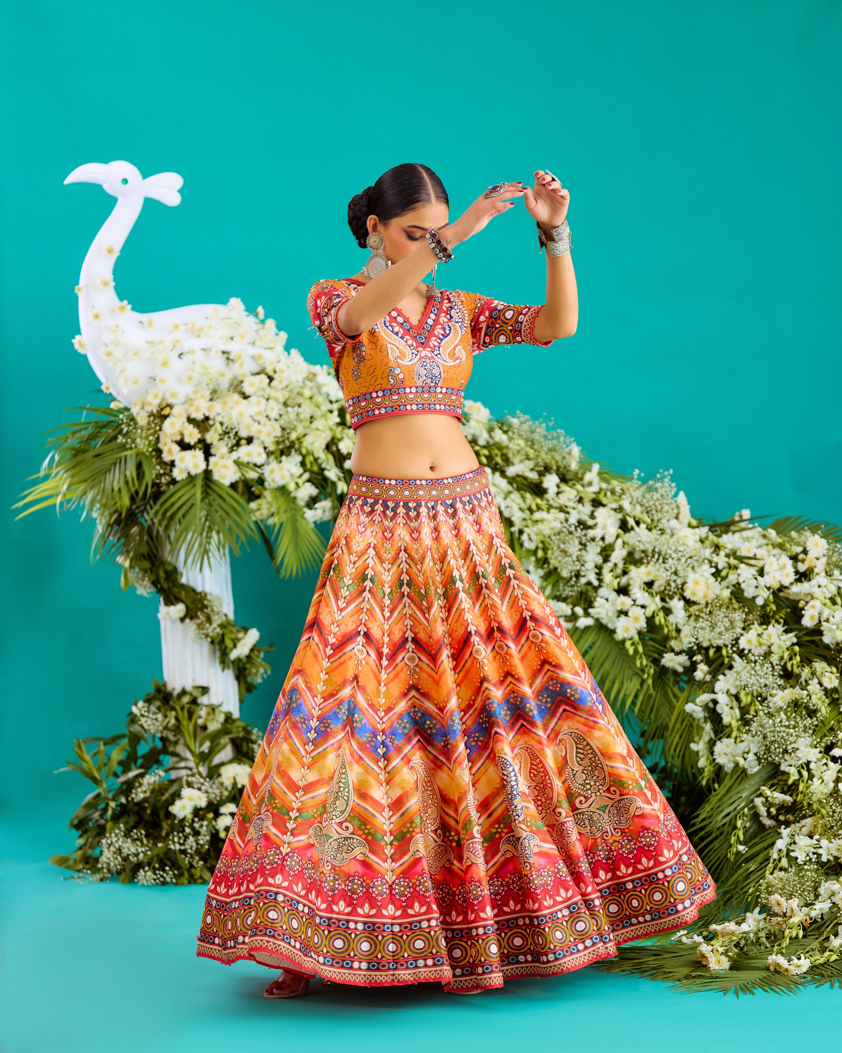 Baati : Leela - Multi/Chevron