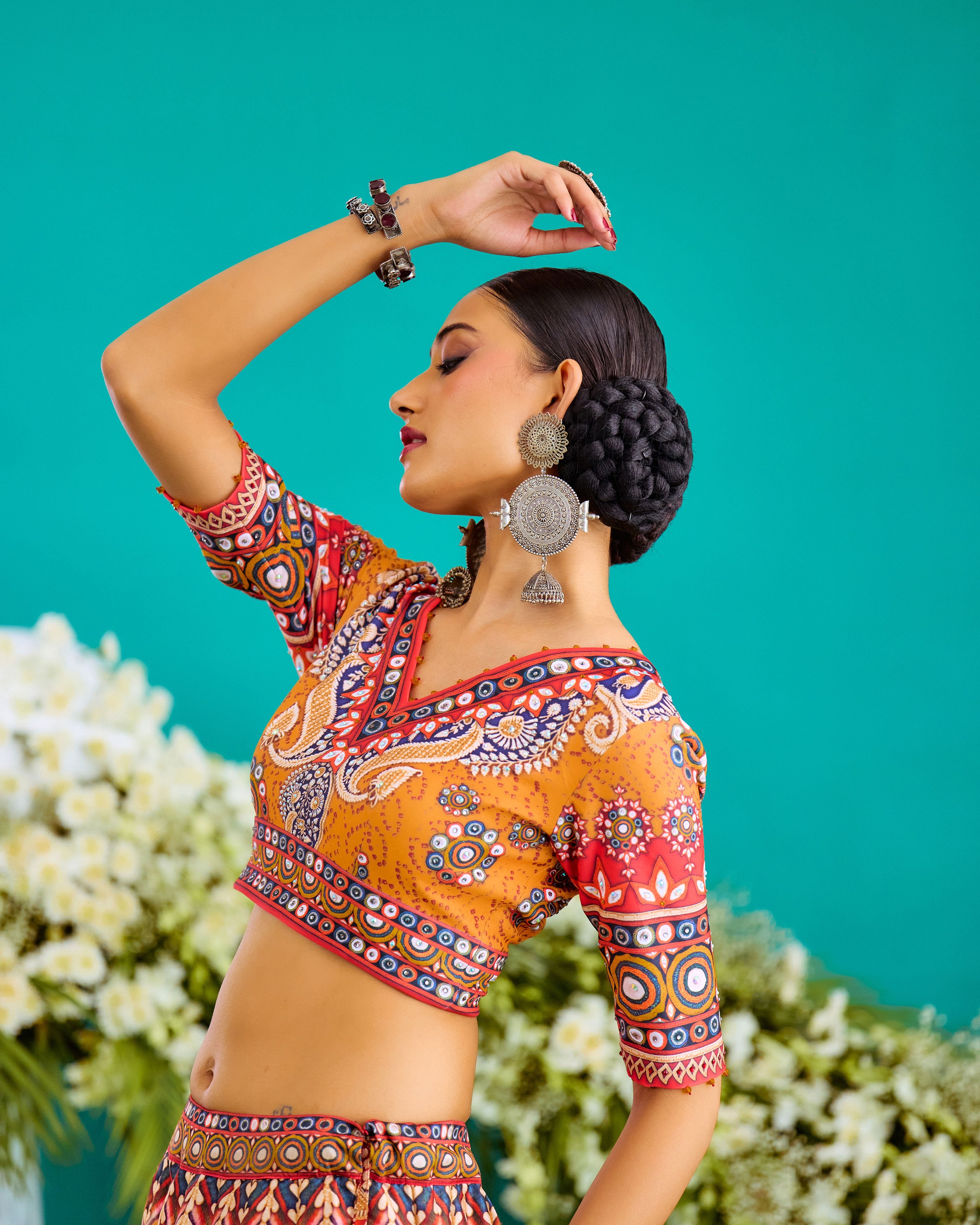 Baati : Leela - Multi/Chevron