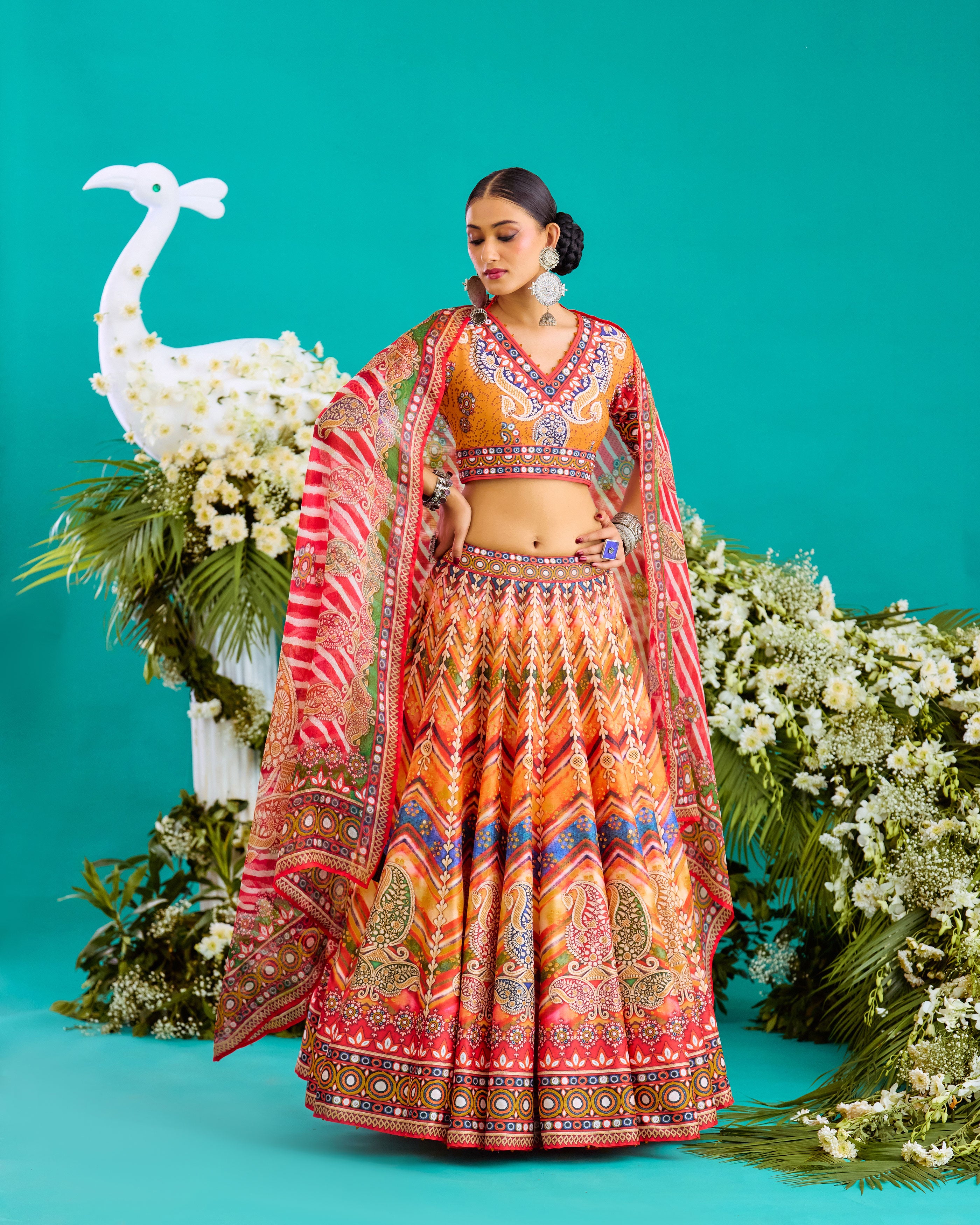 Baati : Leela - Multi/Chevron