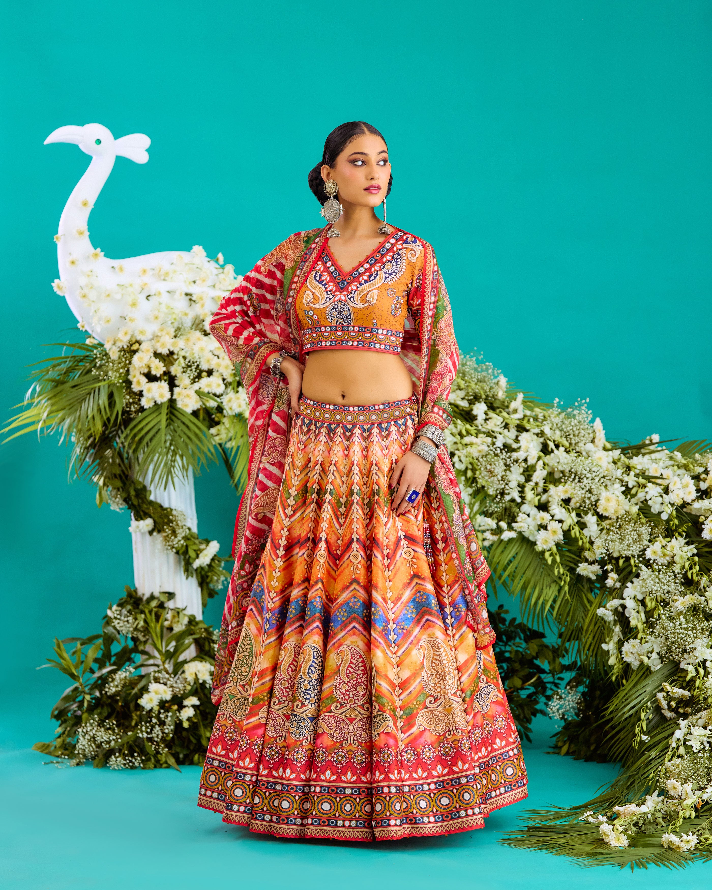 Baati : Leela - Multi/Chevron