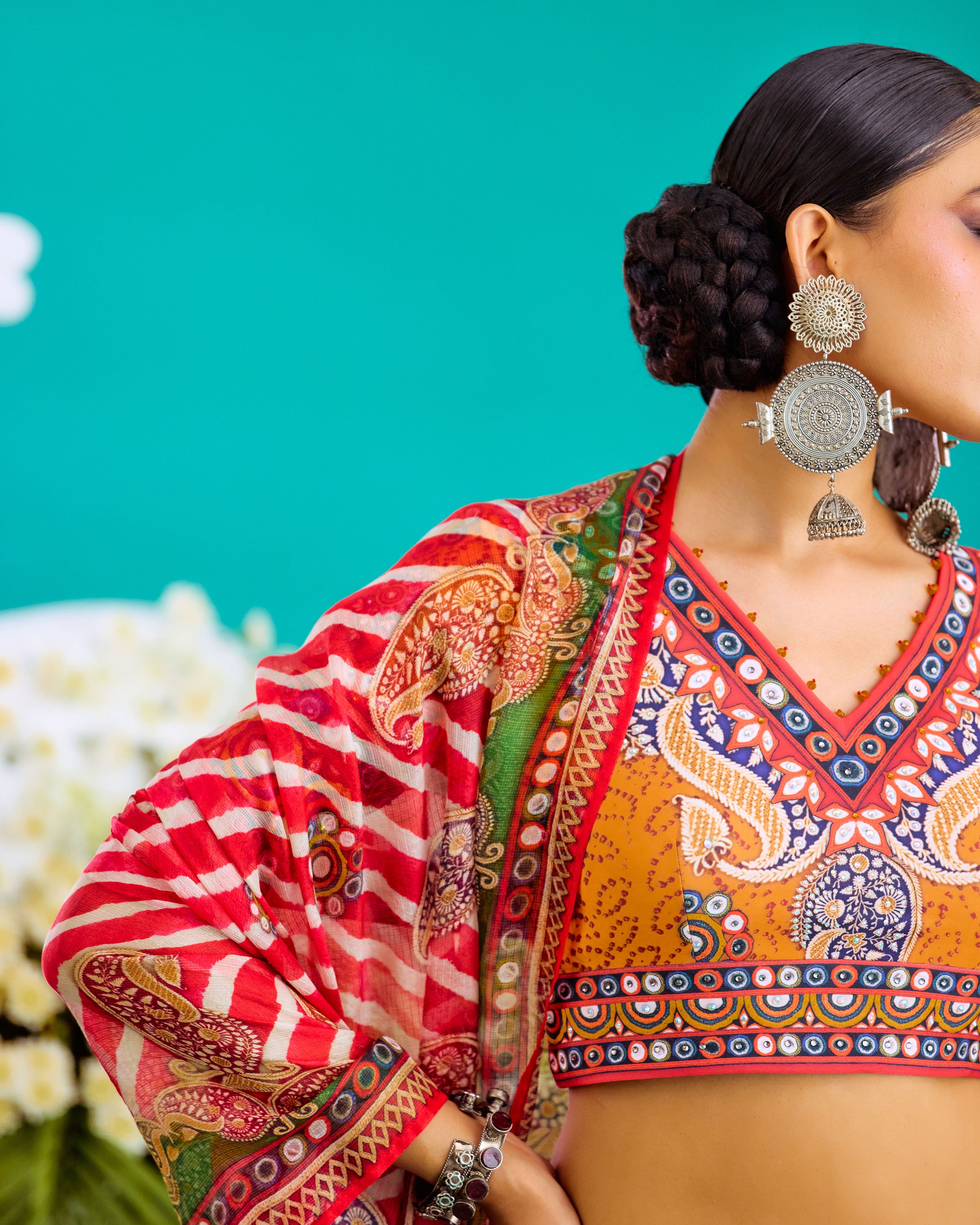 Baati : Leela - Multi/Chevron
