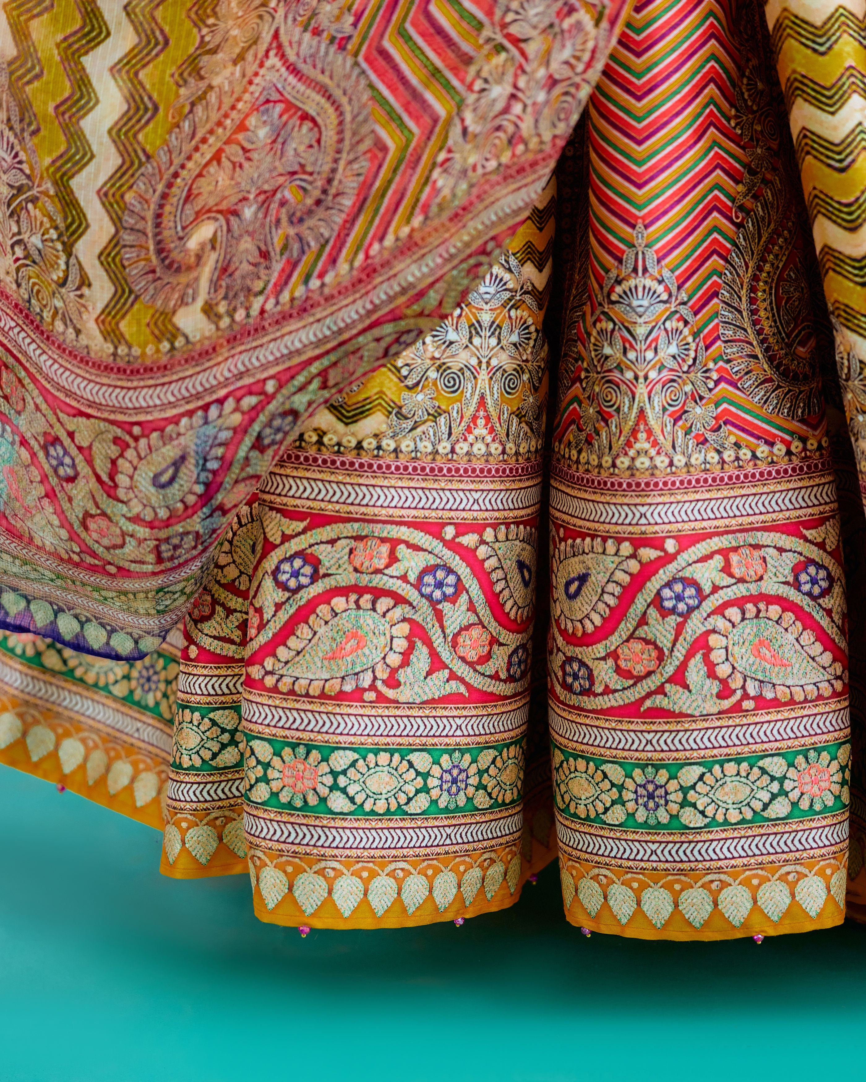 Baati : Leela - Multi/Marygold