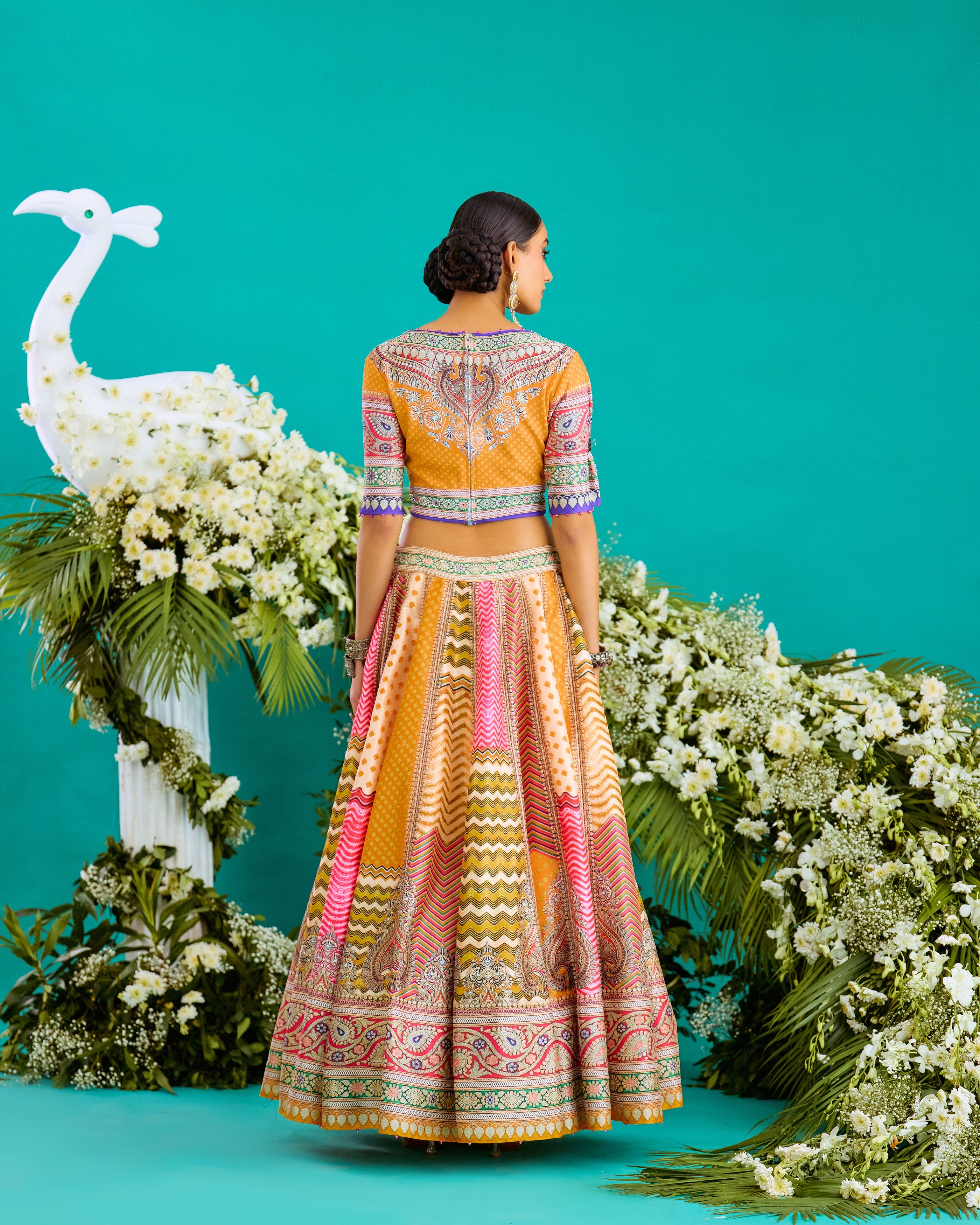 Baati : Leela - Multi/Marygold