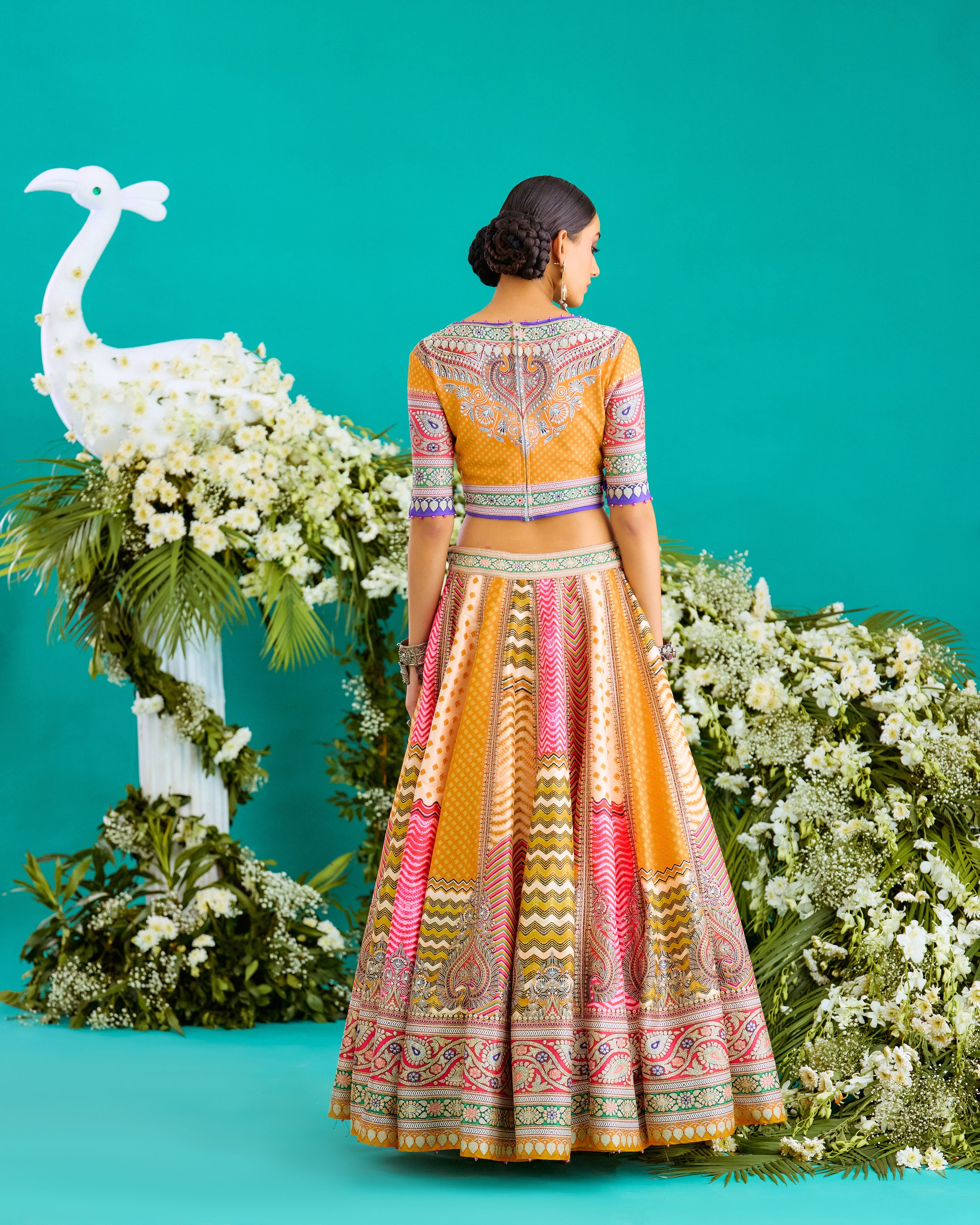 Baati : Leela - Multi/Marygold