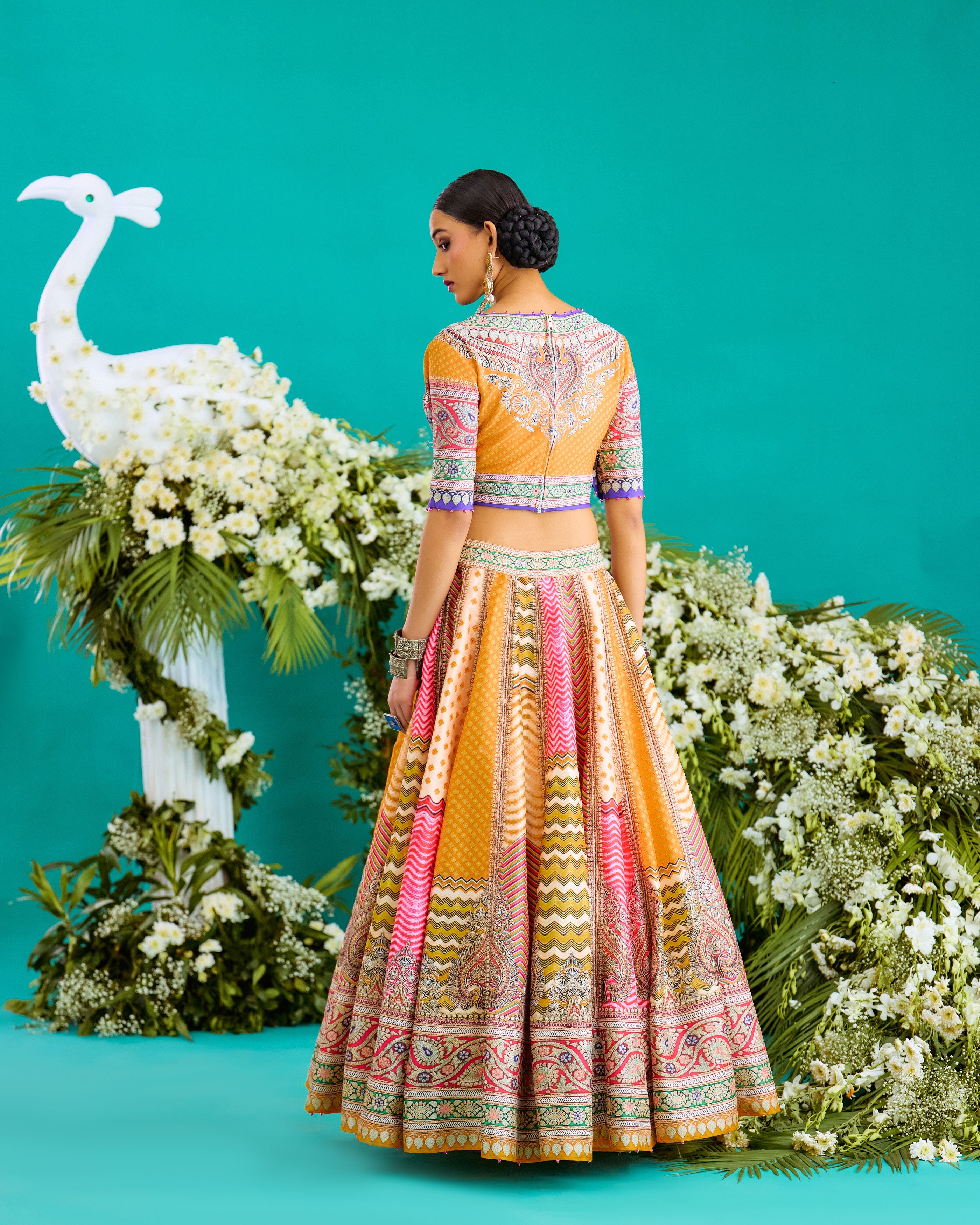 Baati : Leela - Multi/Marygold