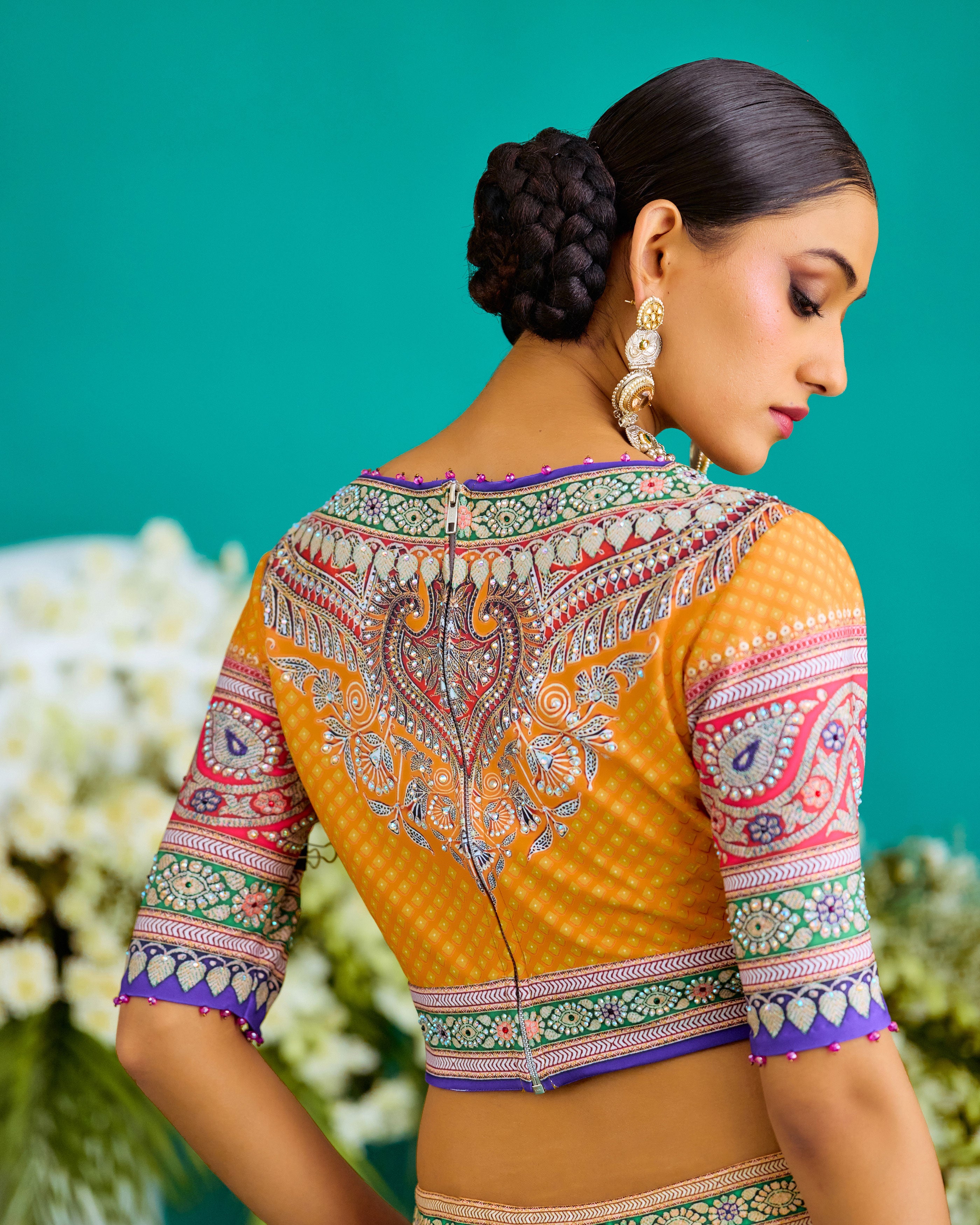 Baati : Leela - Multi/Marygold