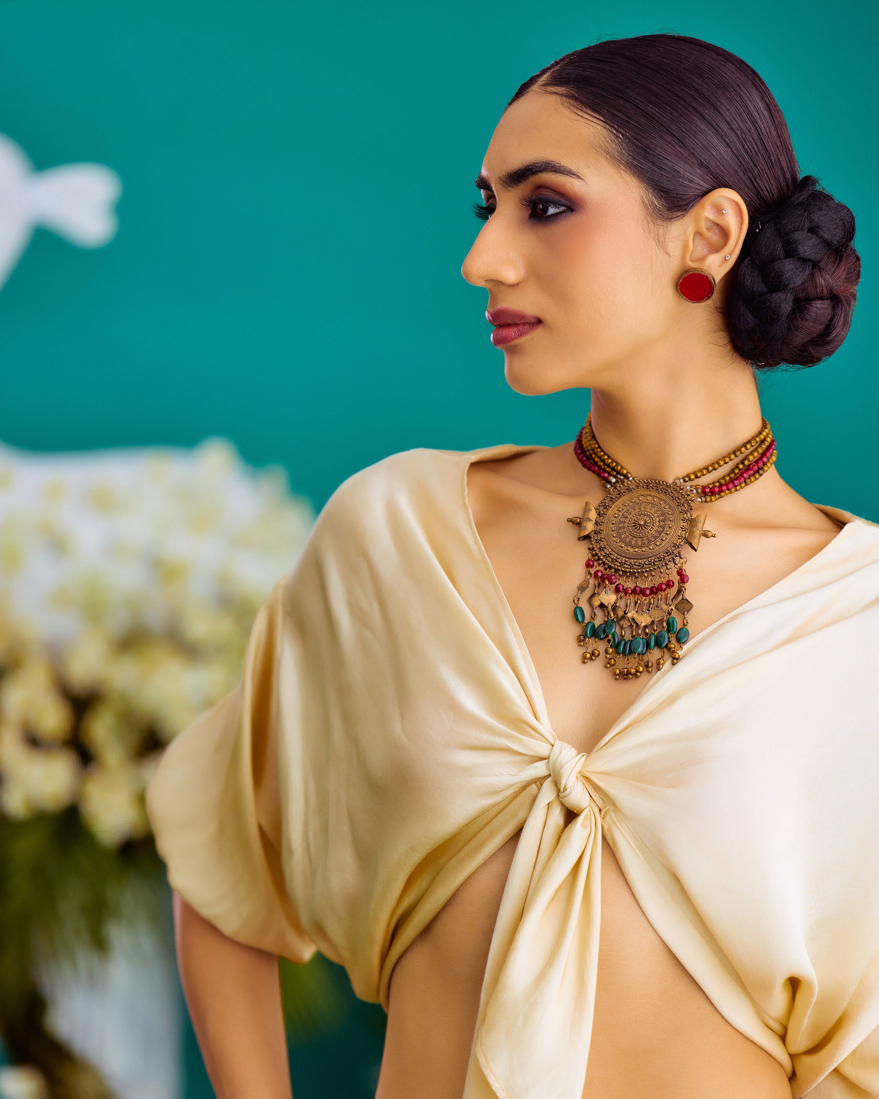Baati : Rubali/Leela - Ivory/Chevron