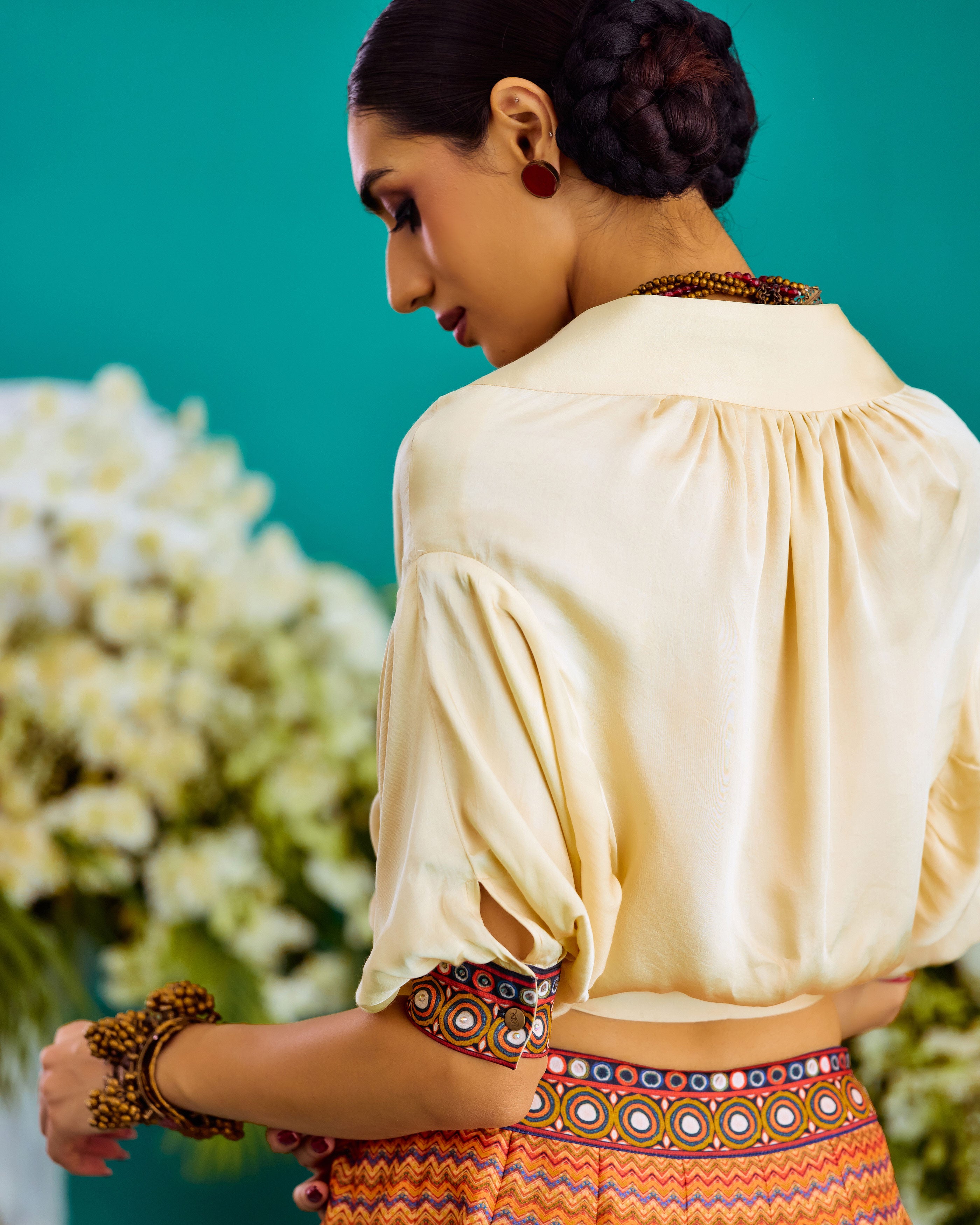 Baati : Rubali/Leela - Ivory/Chevron