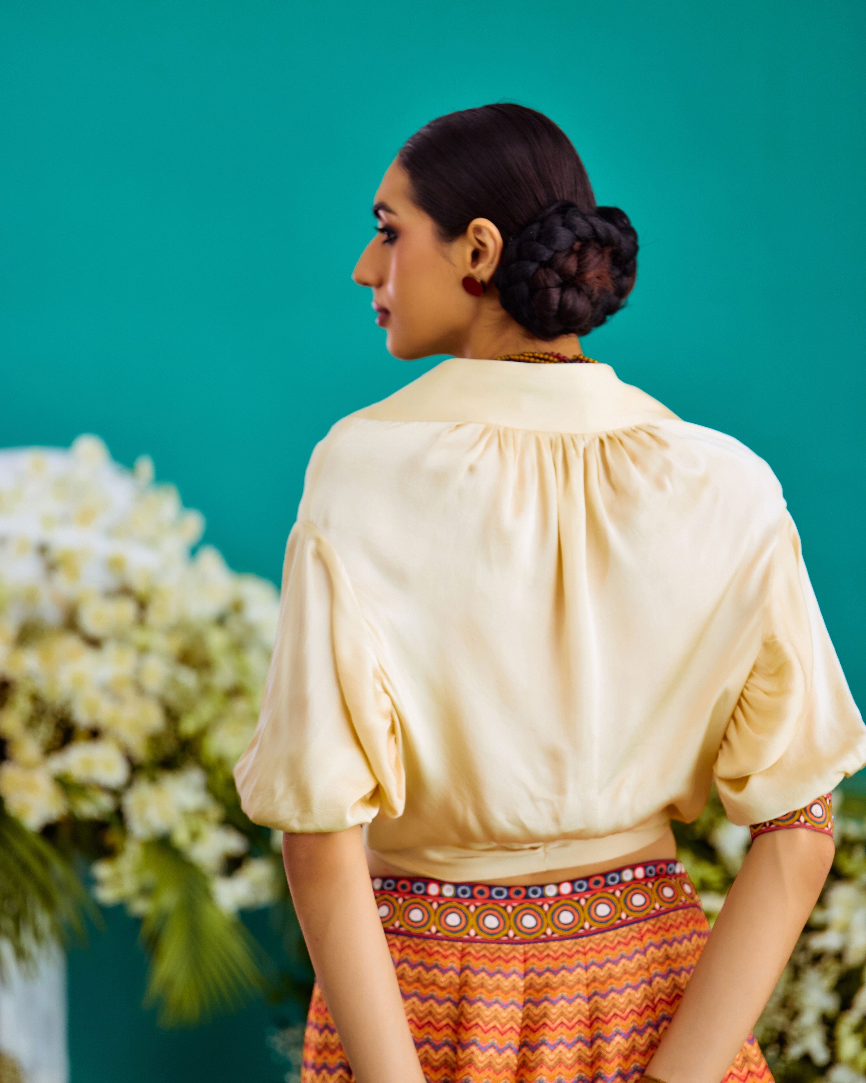Baati : Rubali/Leela - Ivory/Chevron