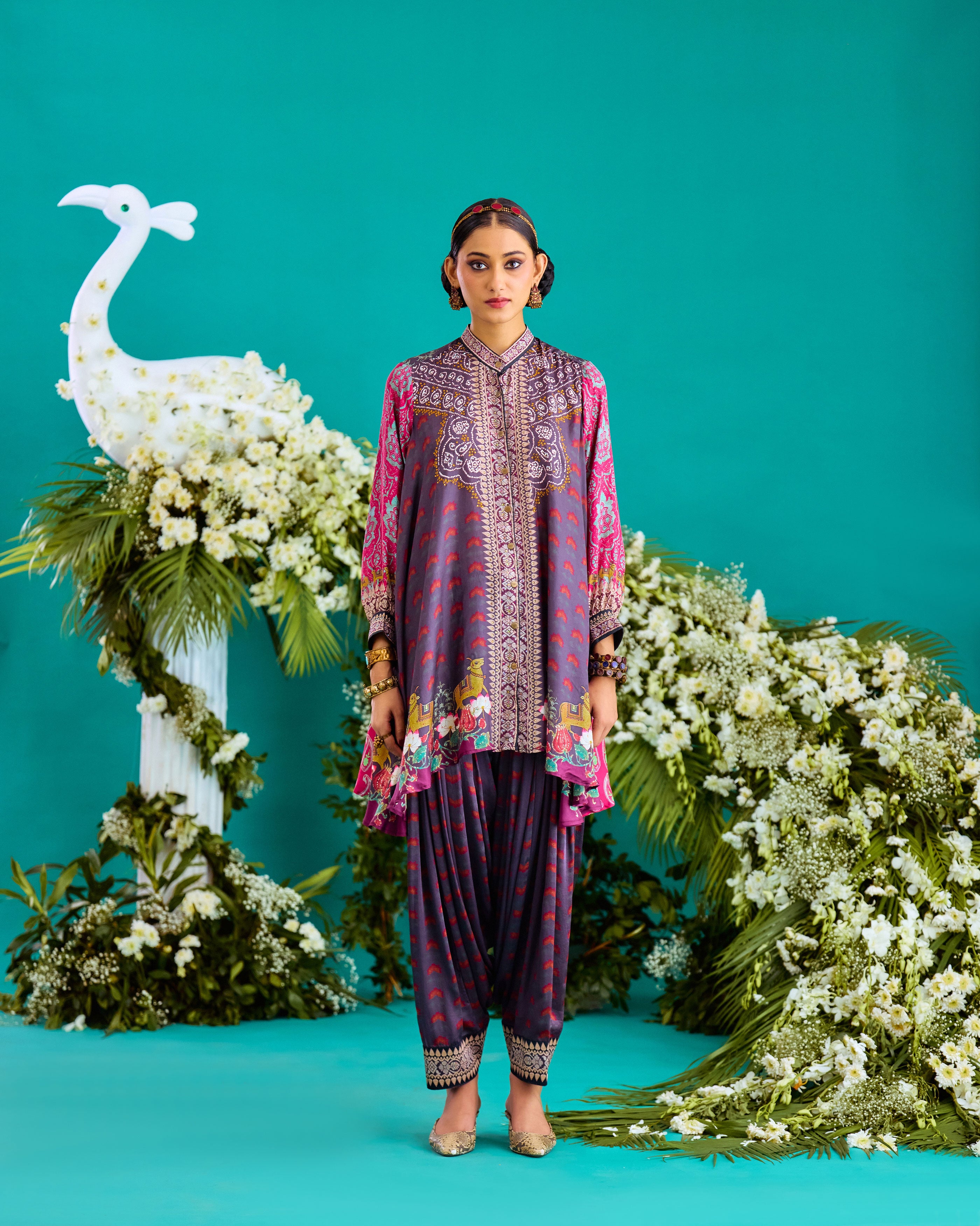 Baati : Nilofer - Fuchsia/Burgundy