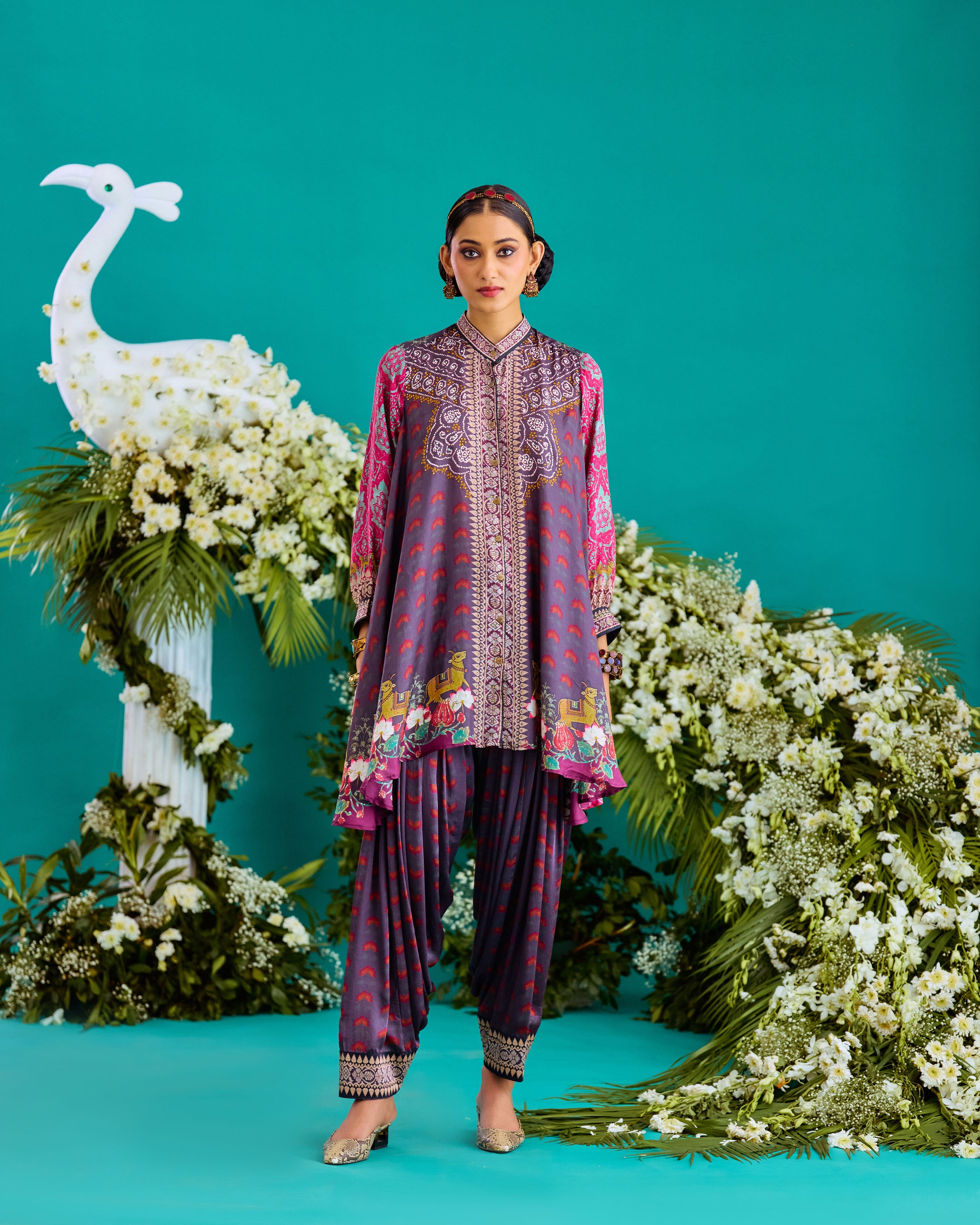 Baati : Nilofer - Fuchsia/Burgundy
