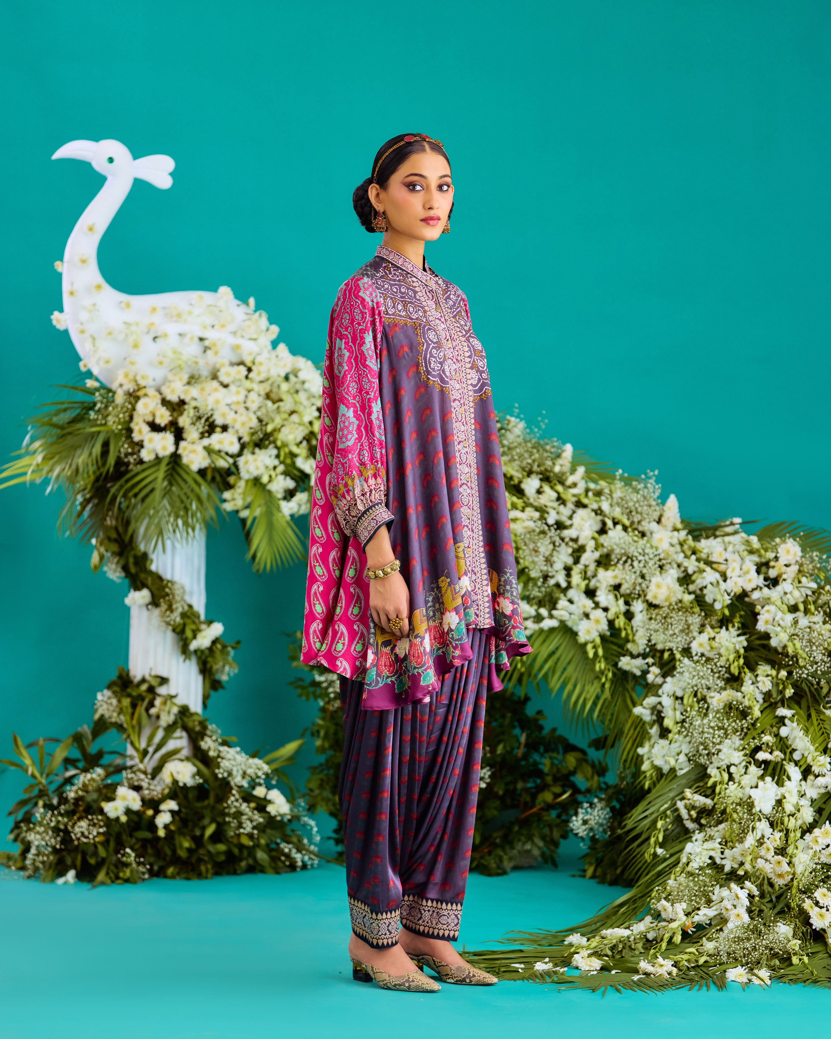 Baati : Nilofer - Fuchsia/Burgundy