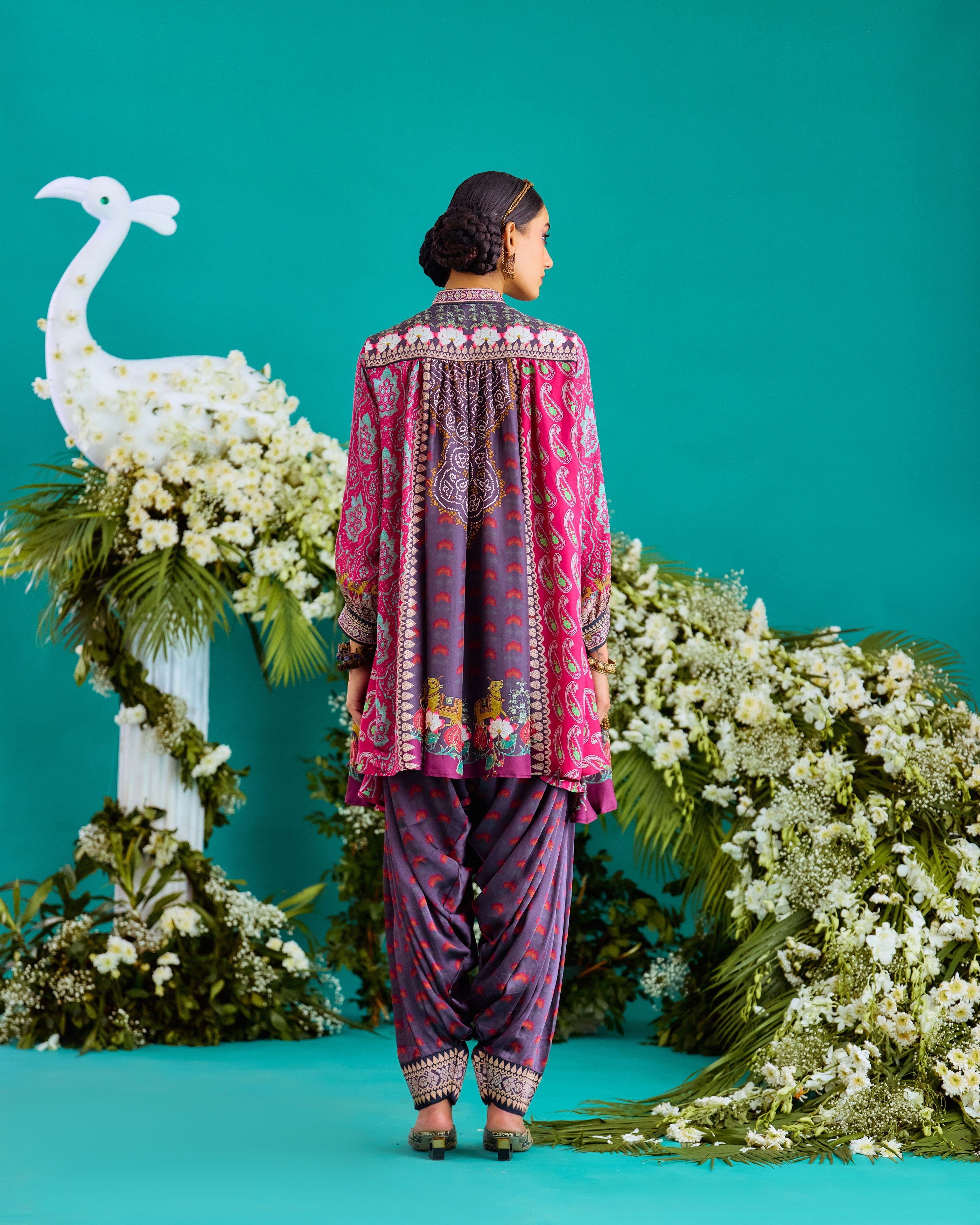 Baati : Nilofer - Fuchsia/Burgundy