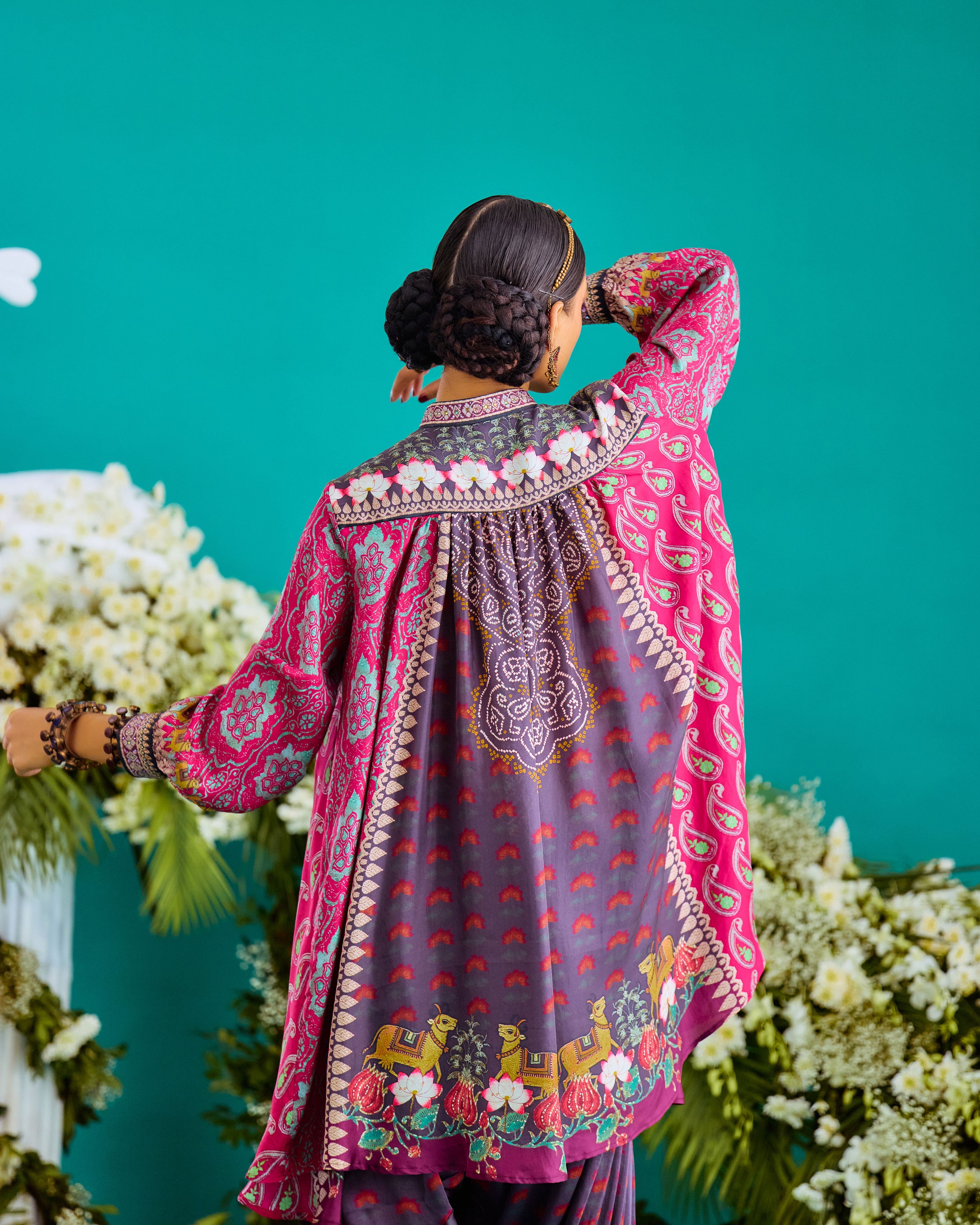 Baati : Nilofer - Fuchsia/Burgundy