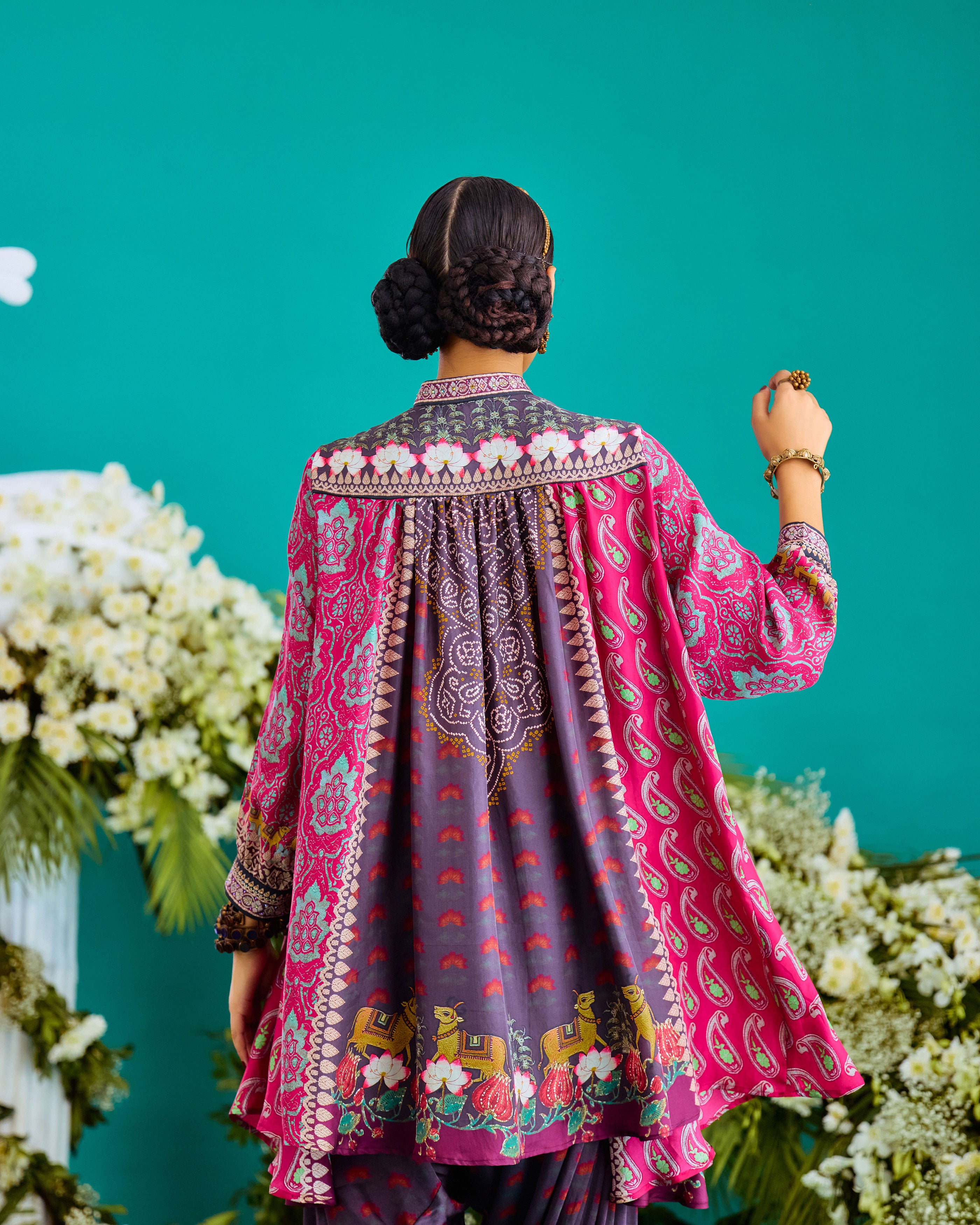 Baati : Nilofer - Fuchsia/Burgundy