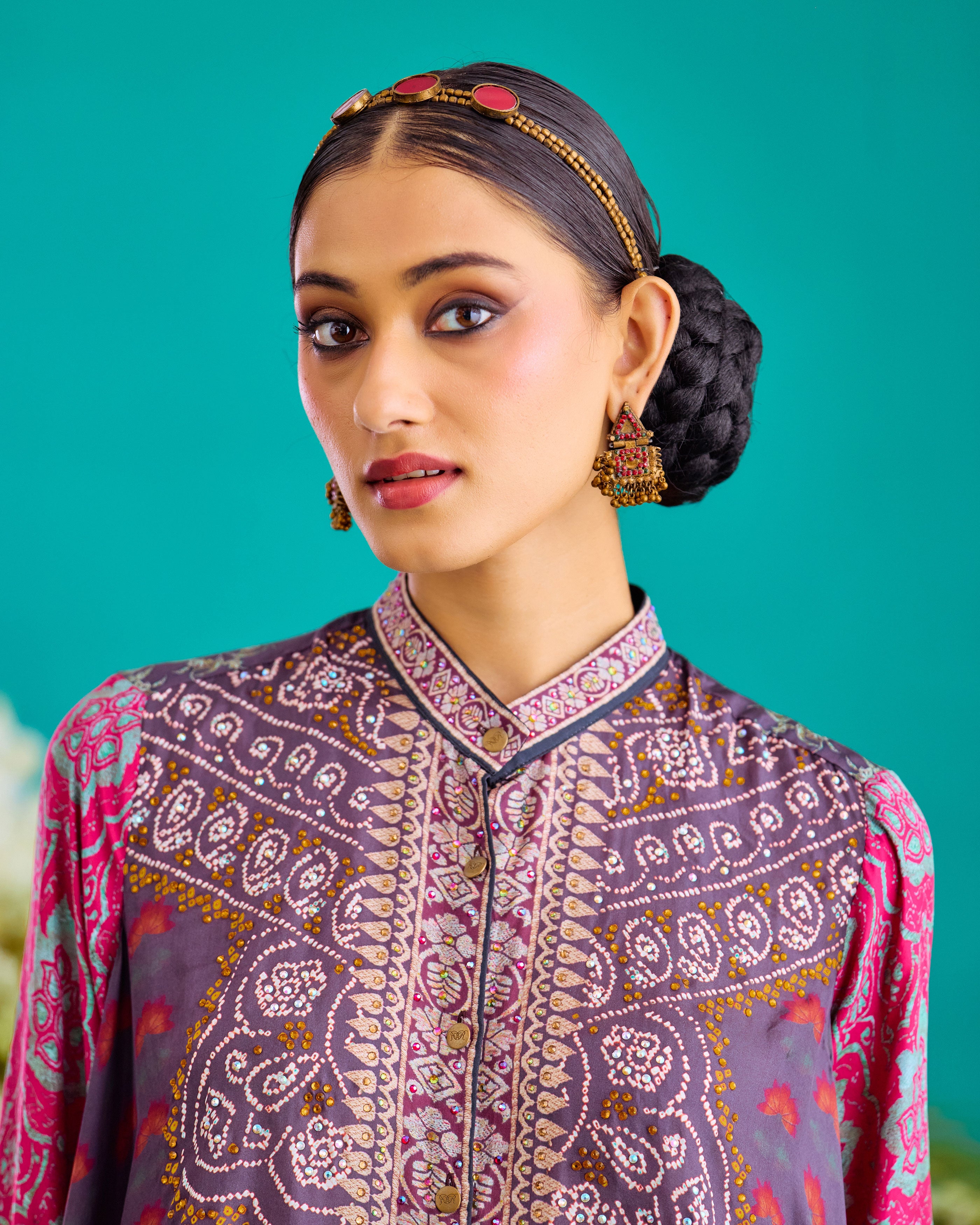 Baati : Nilofer - Fuchsia/Burgundy