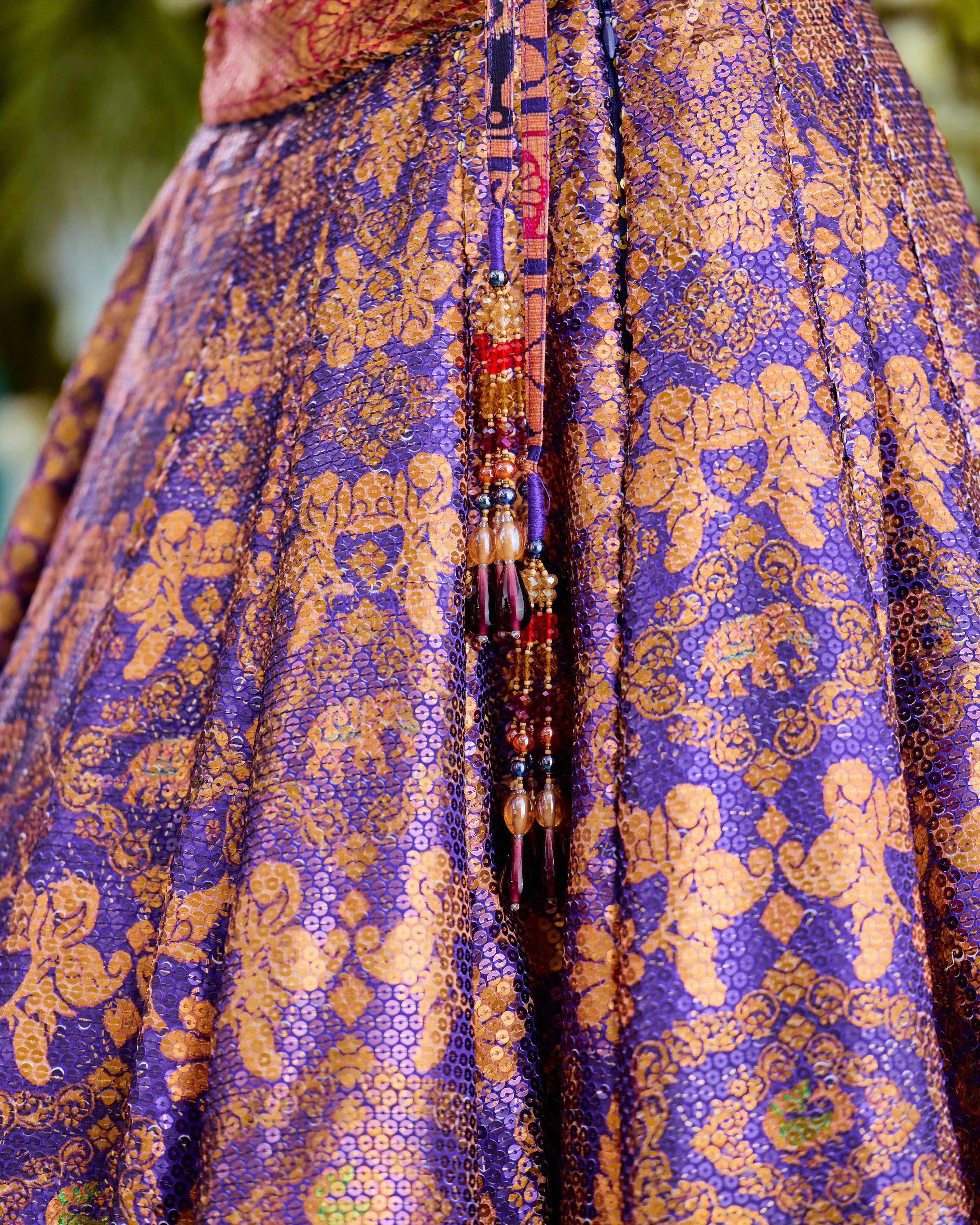 Baati : Corset Leela - Purple/Gold