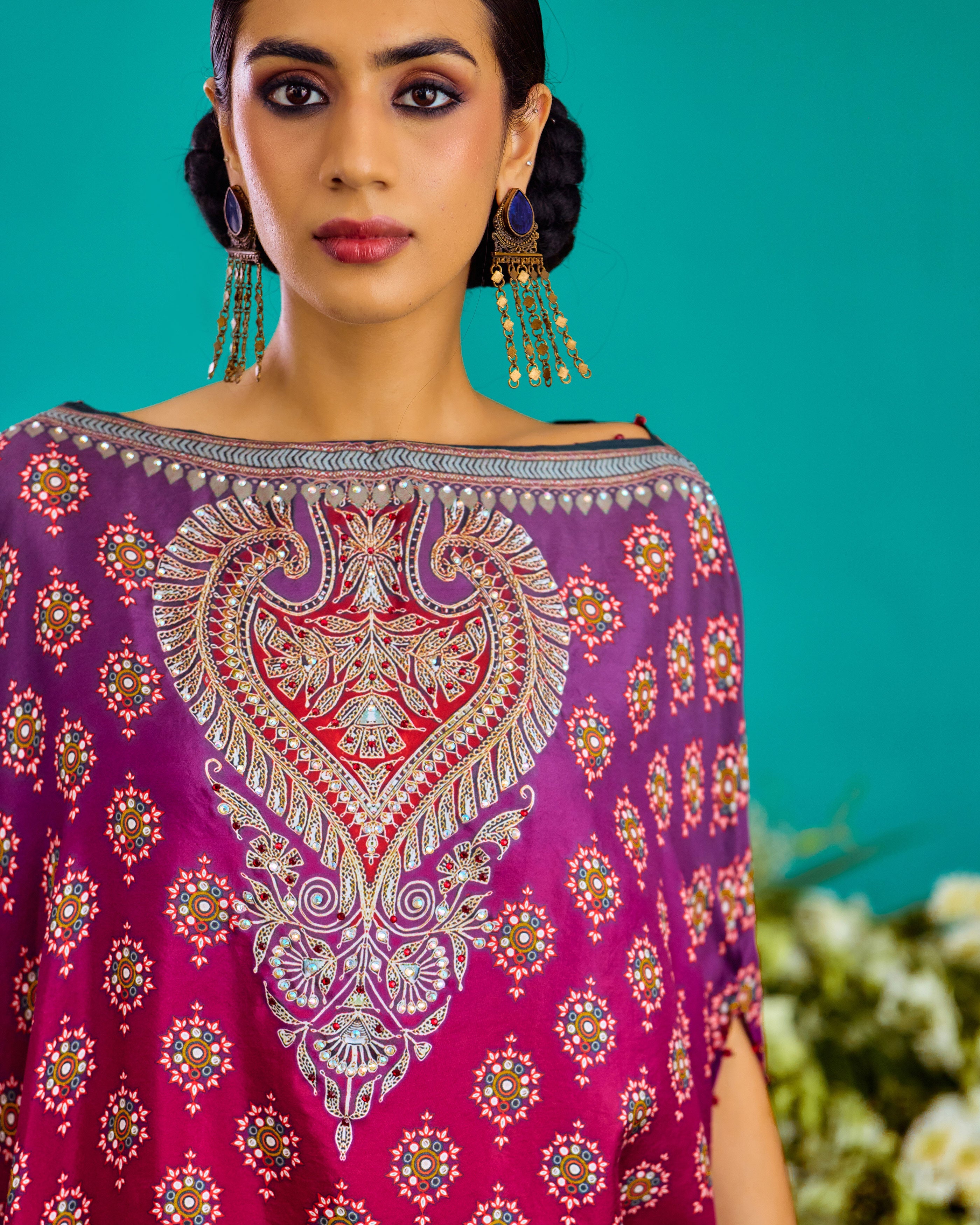 Baati : Kamini - Majenta/Purple