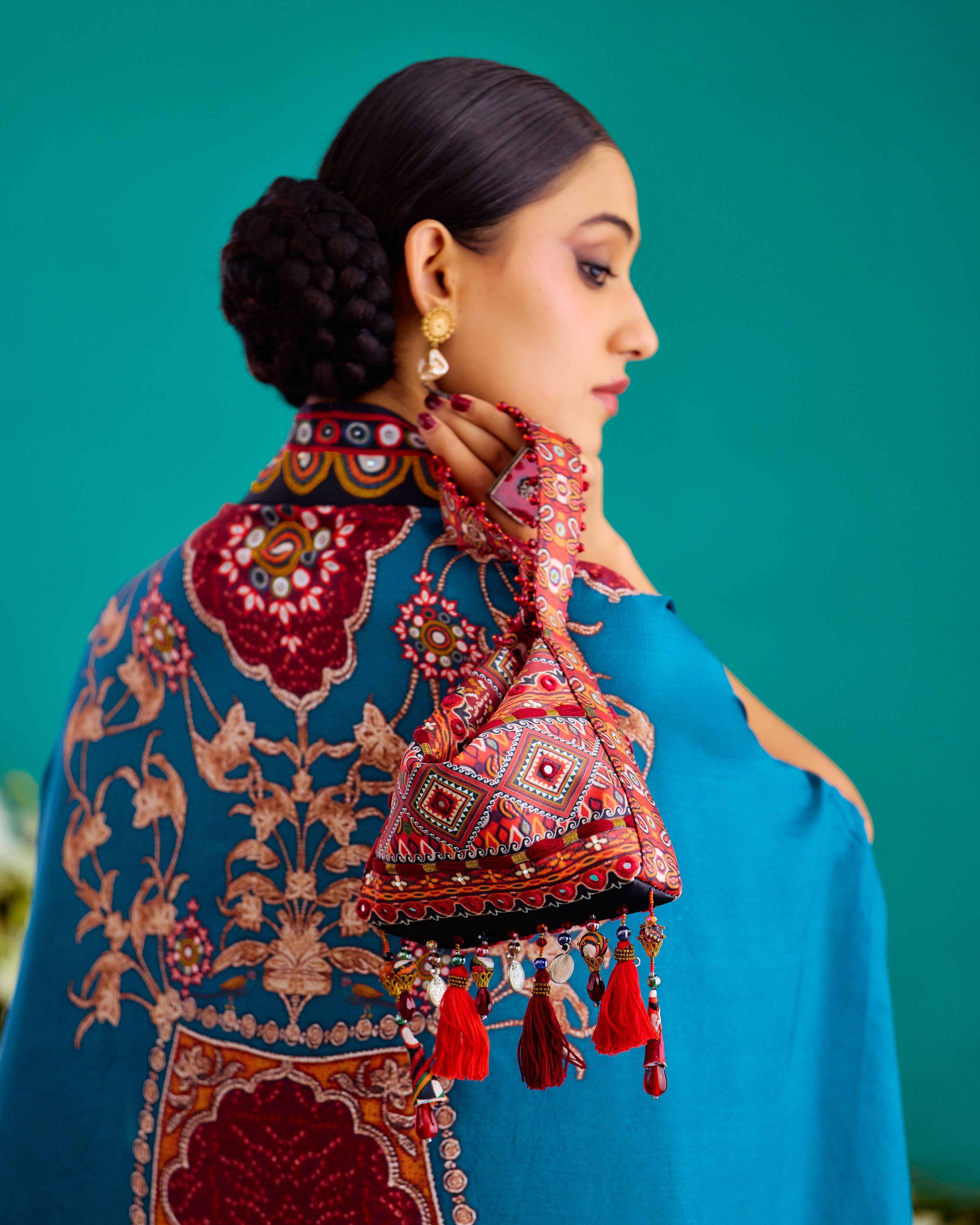 Baati : Chloe - Peacock Blue