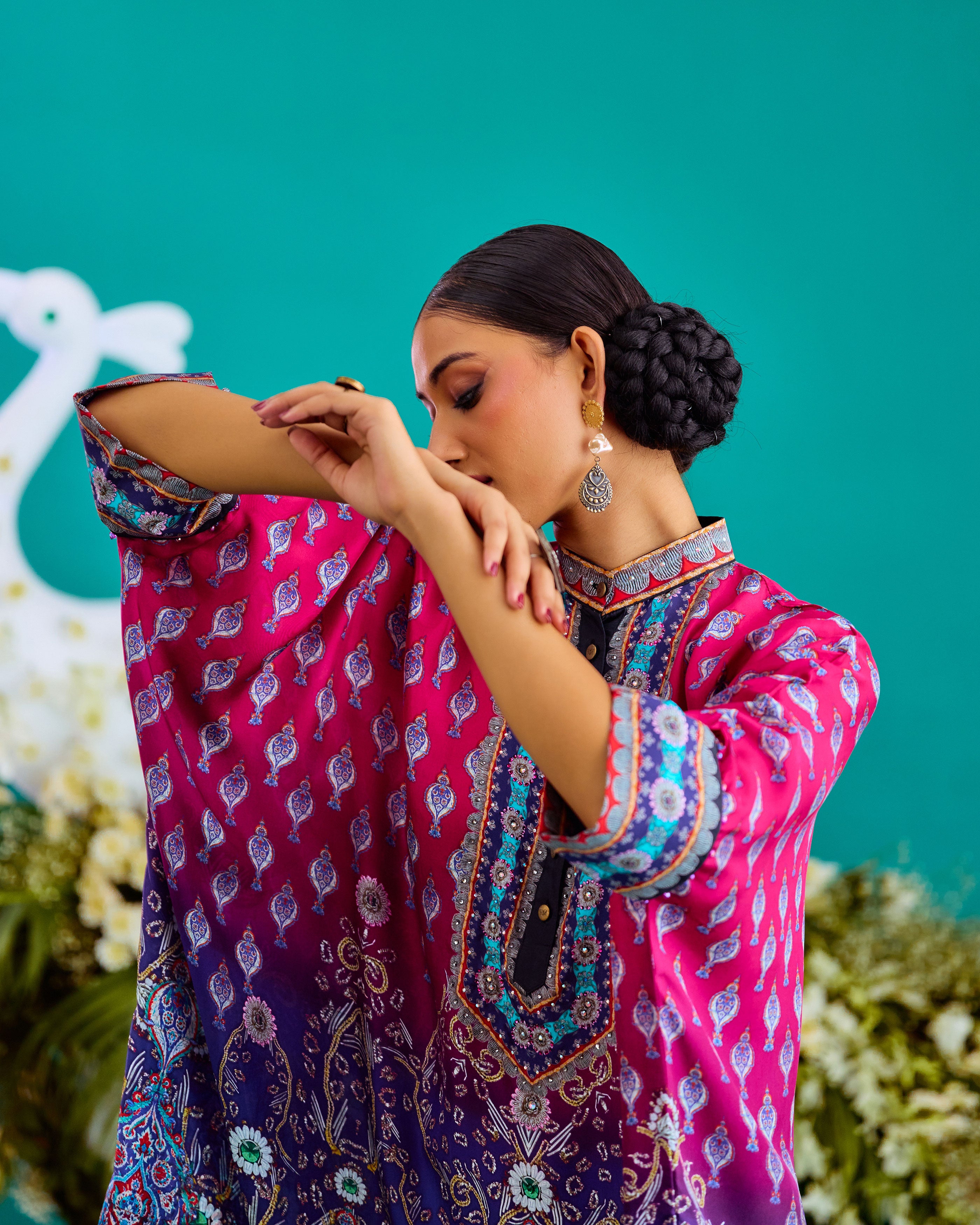 Baati : Chanel 36" - Fuchsia/Purple