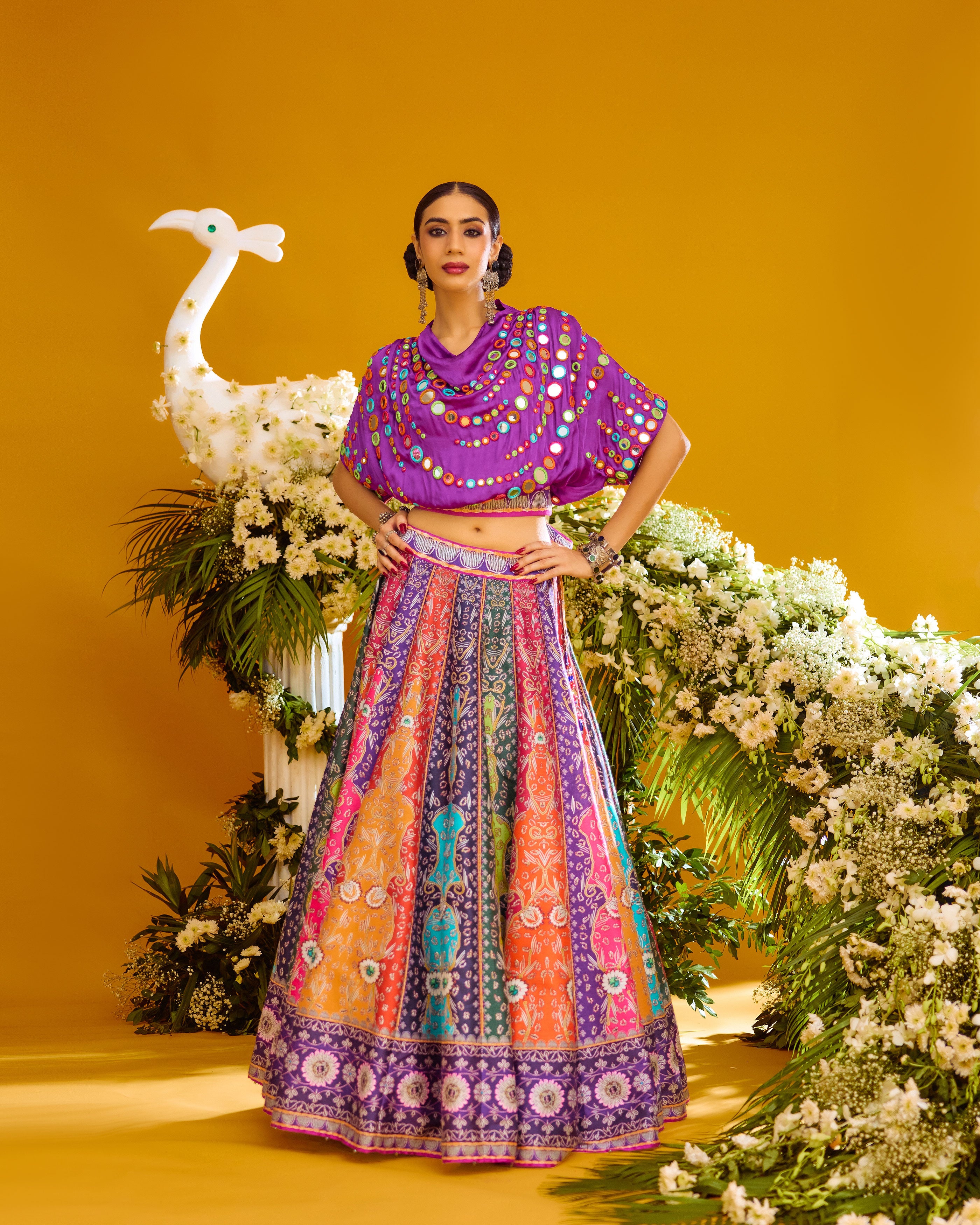 Baati : Varsha/Leela - Purple/Multi
