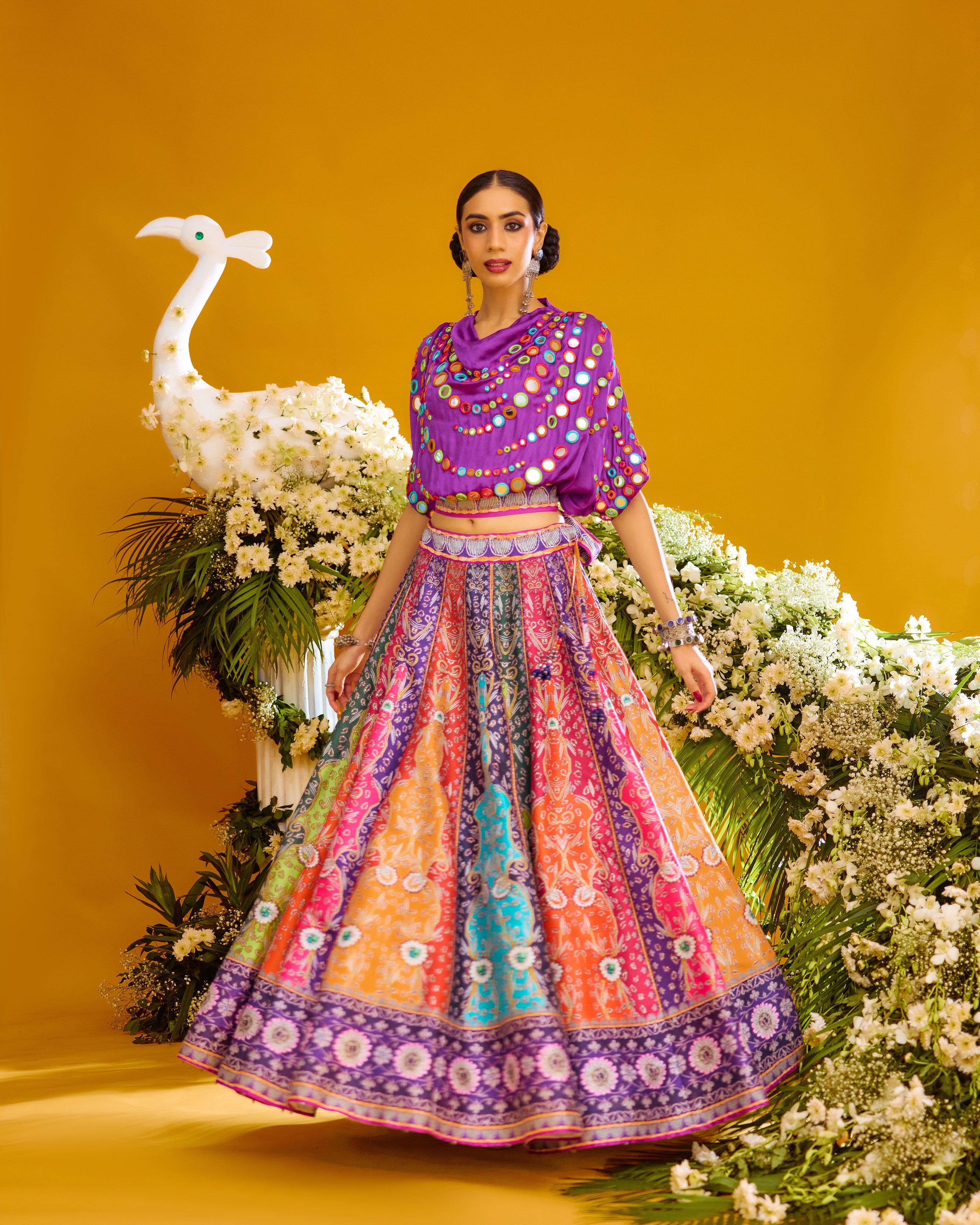Baati : Varsha/Leela - Purple/Multi