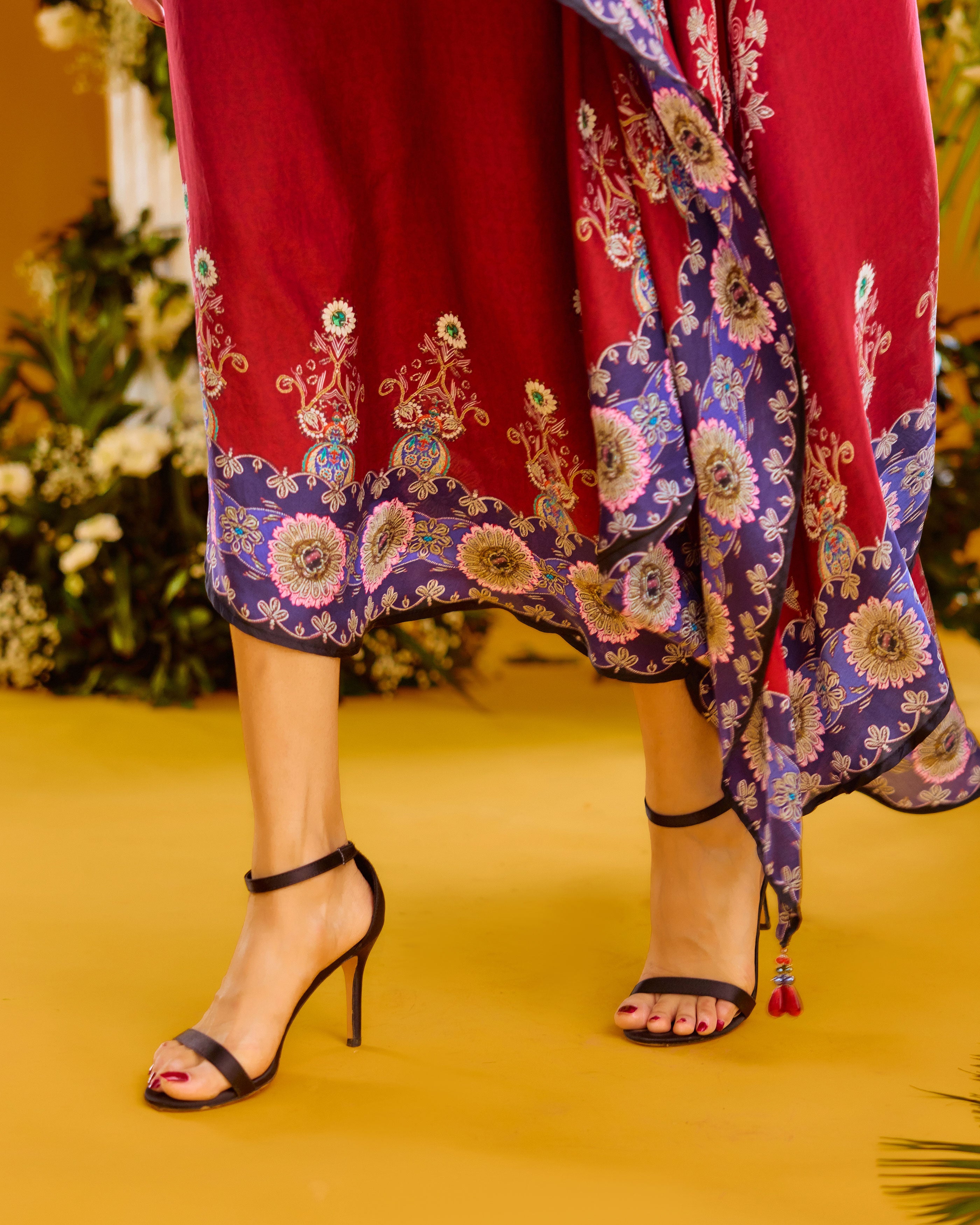 Baati : Kamini - Maroon