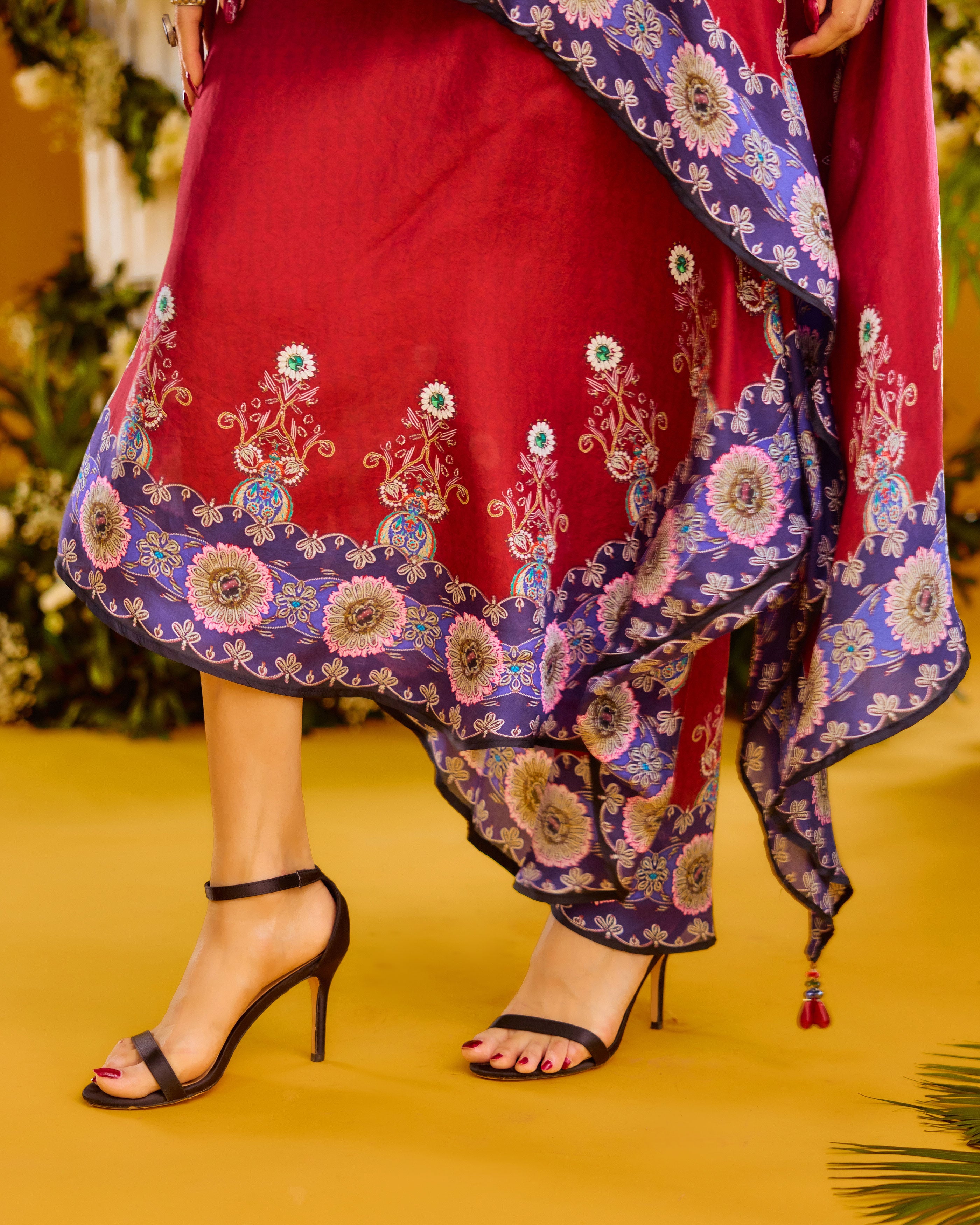 Baati : Kamini - Maroon