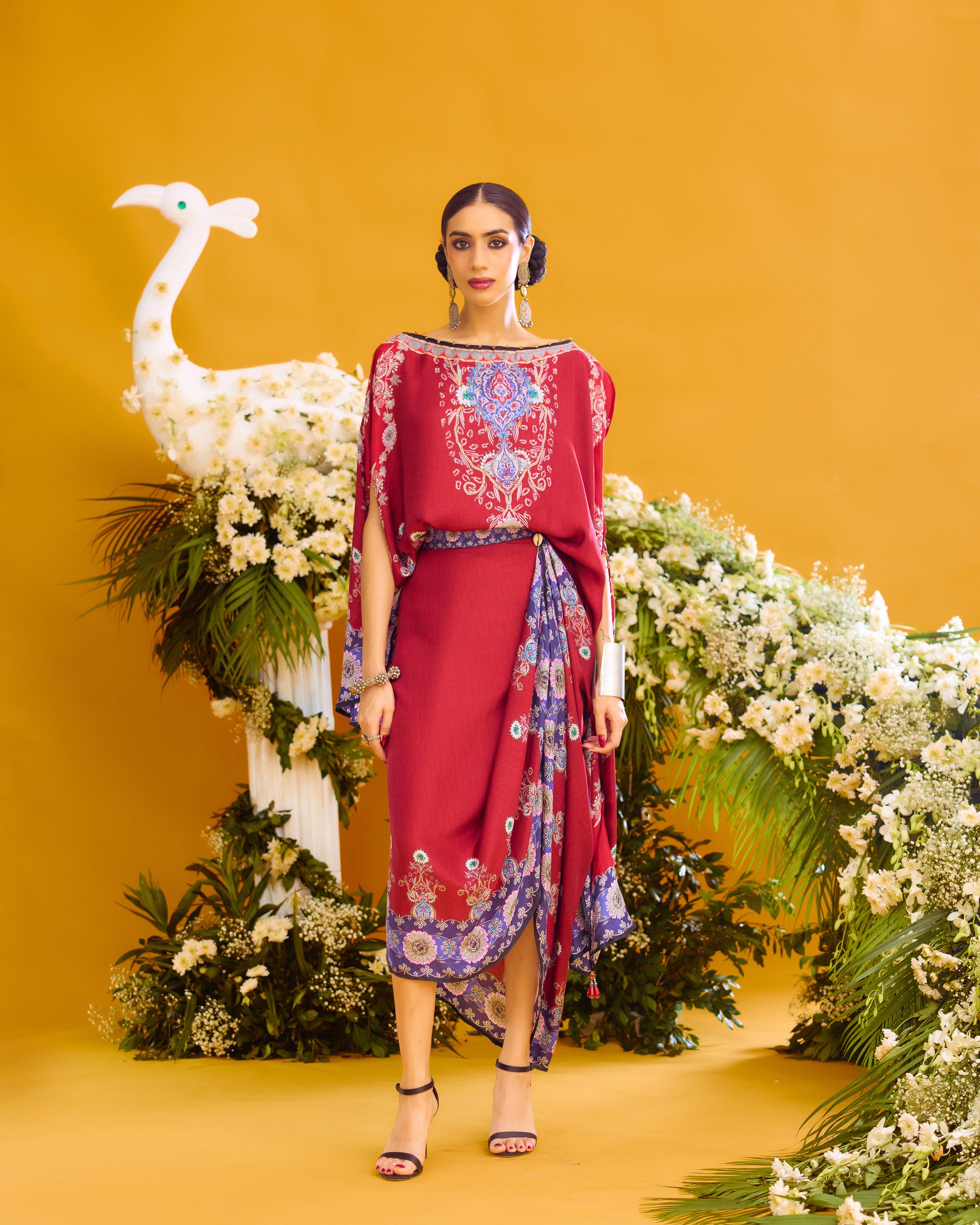 Baati : Kamini - Maroon