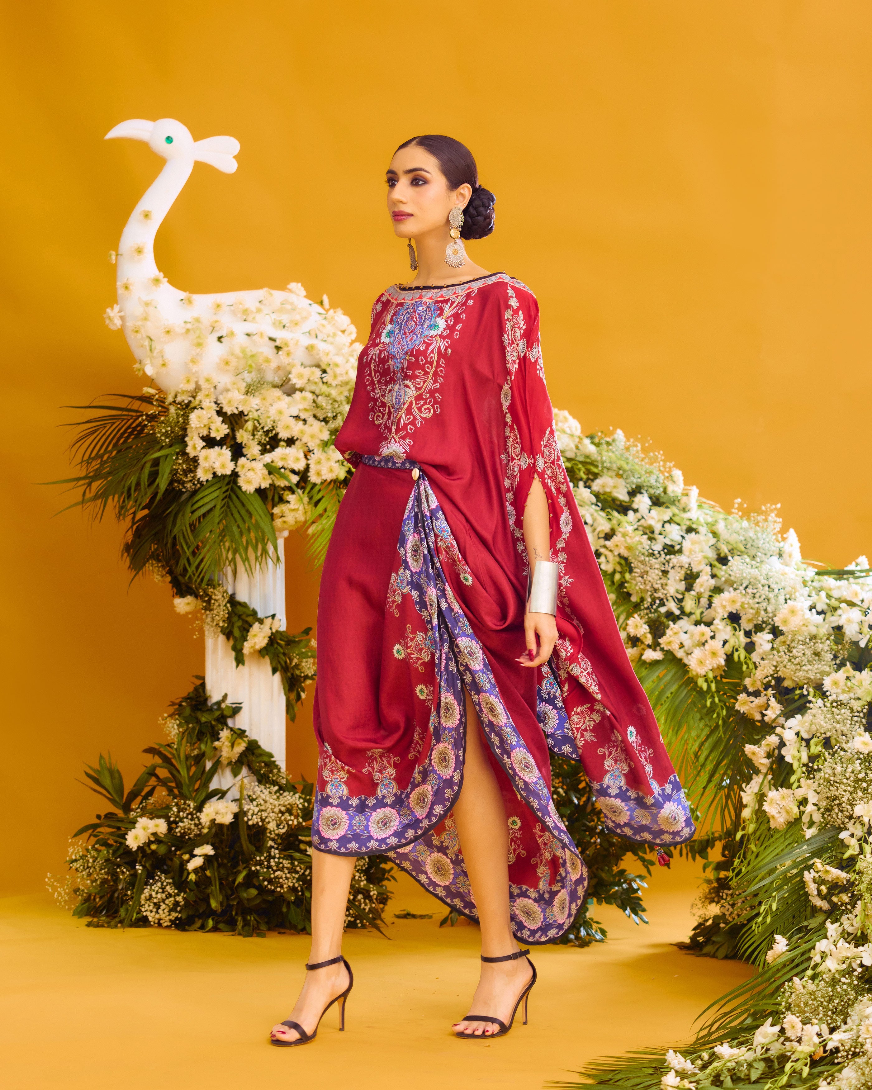 Baati : Kamini - Maroon