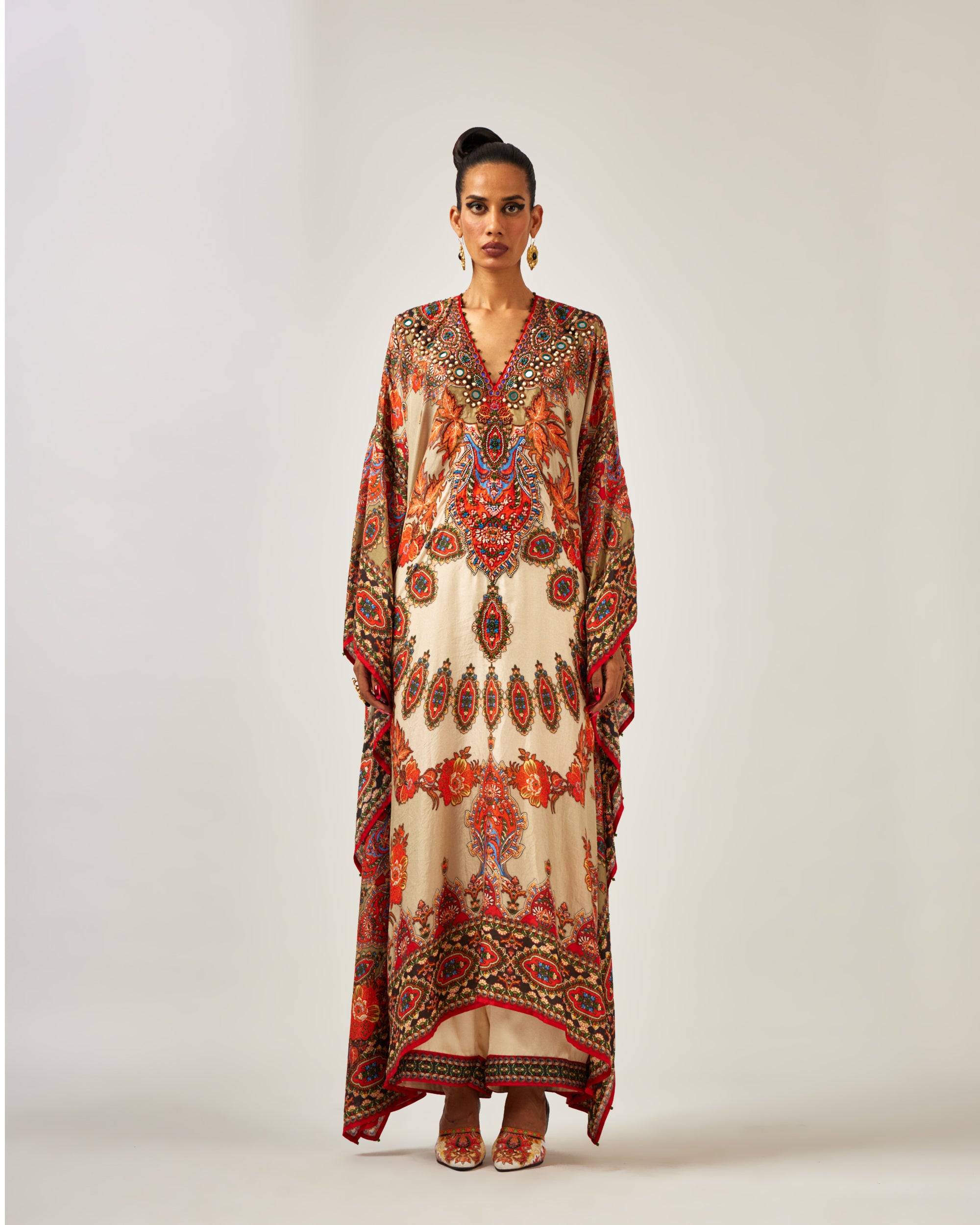 mon amour : Sharifa - Beige/Orange