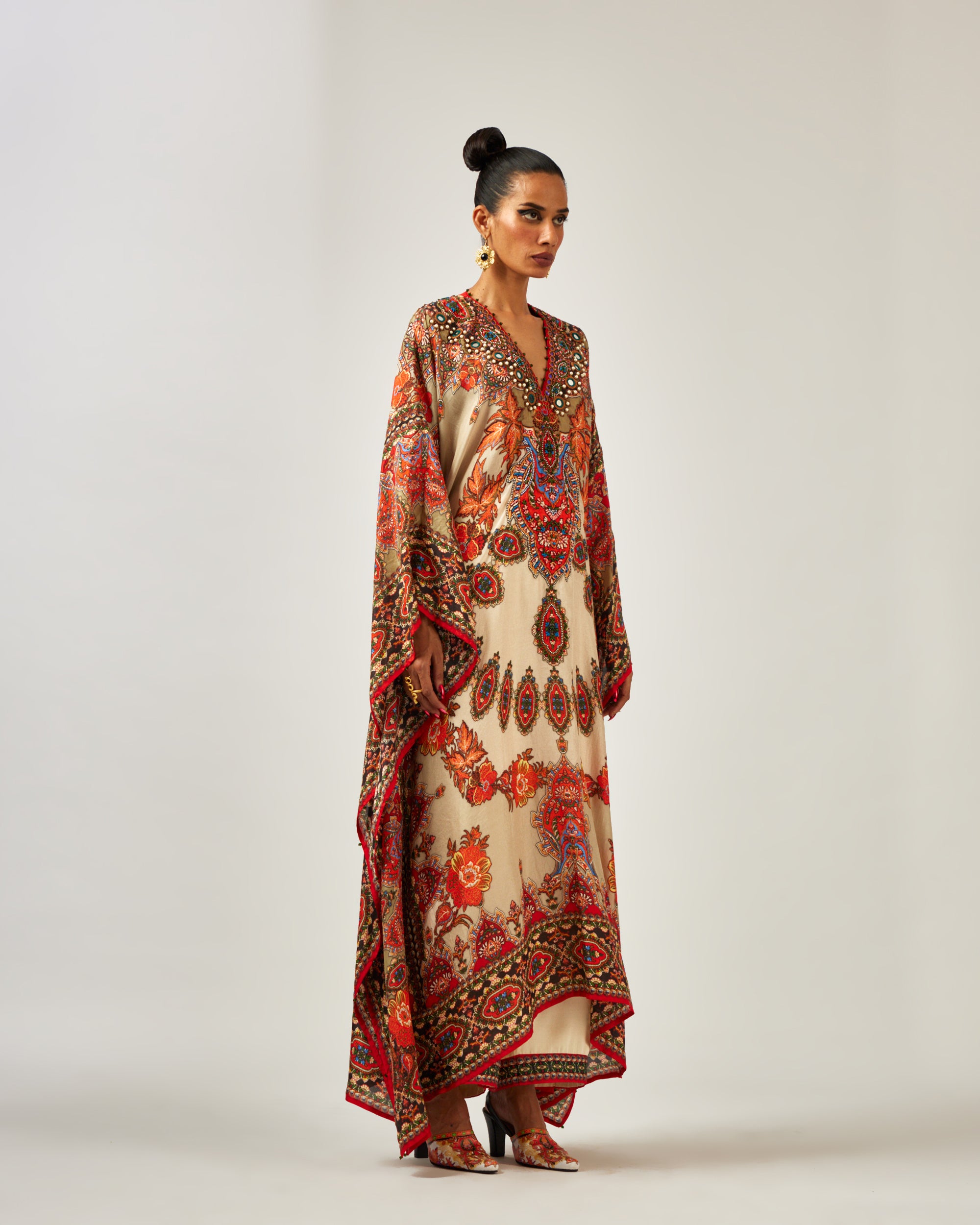 mon amour : Sharifa - Beige/Orange