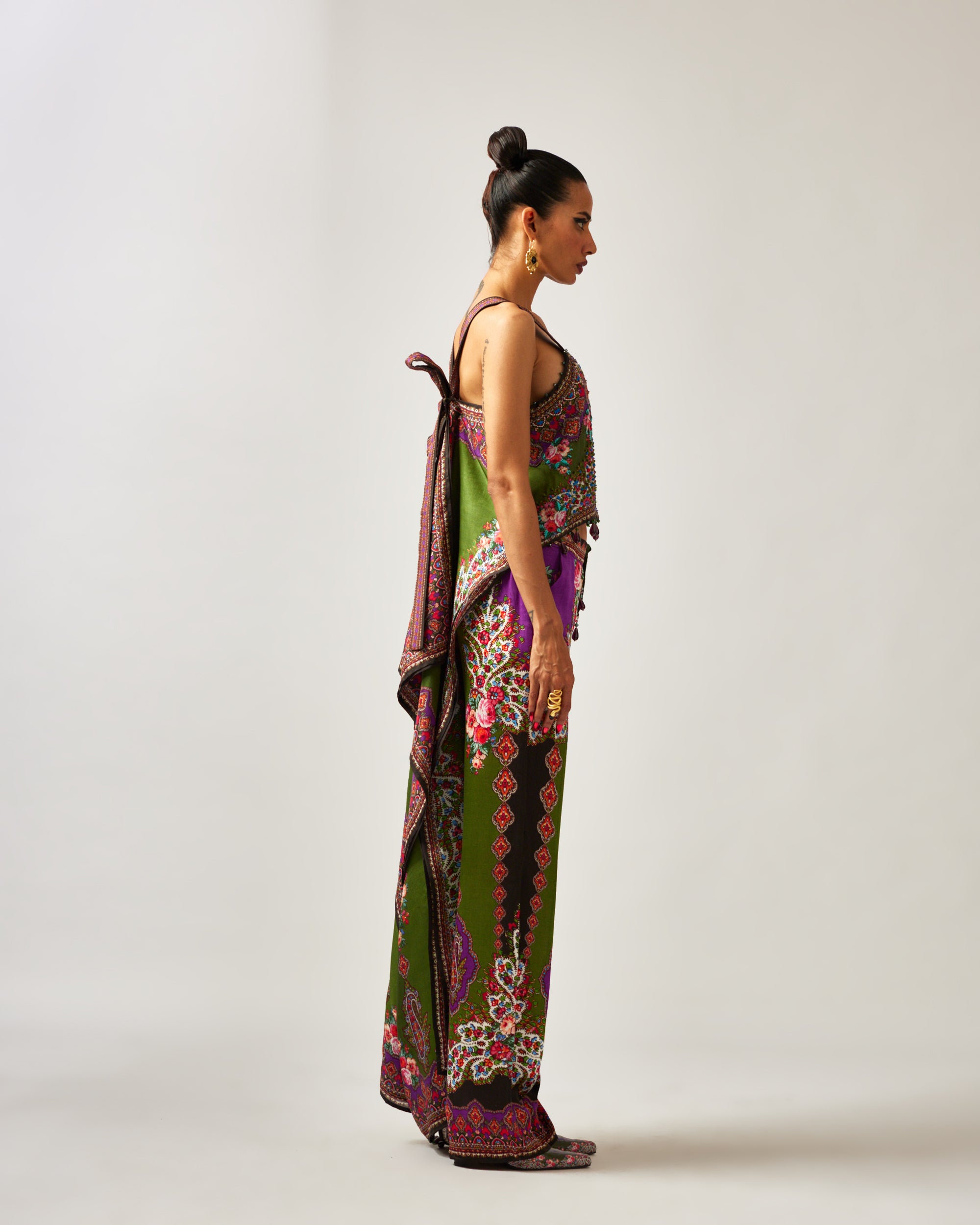 mon amour : Bershna - Purple/Emerald