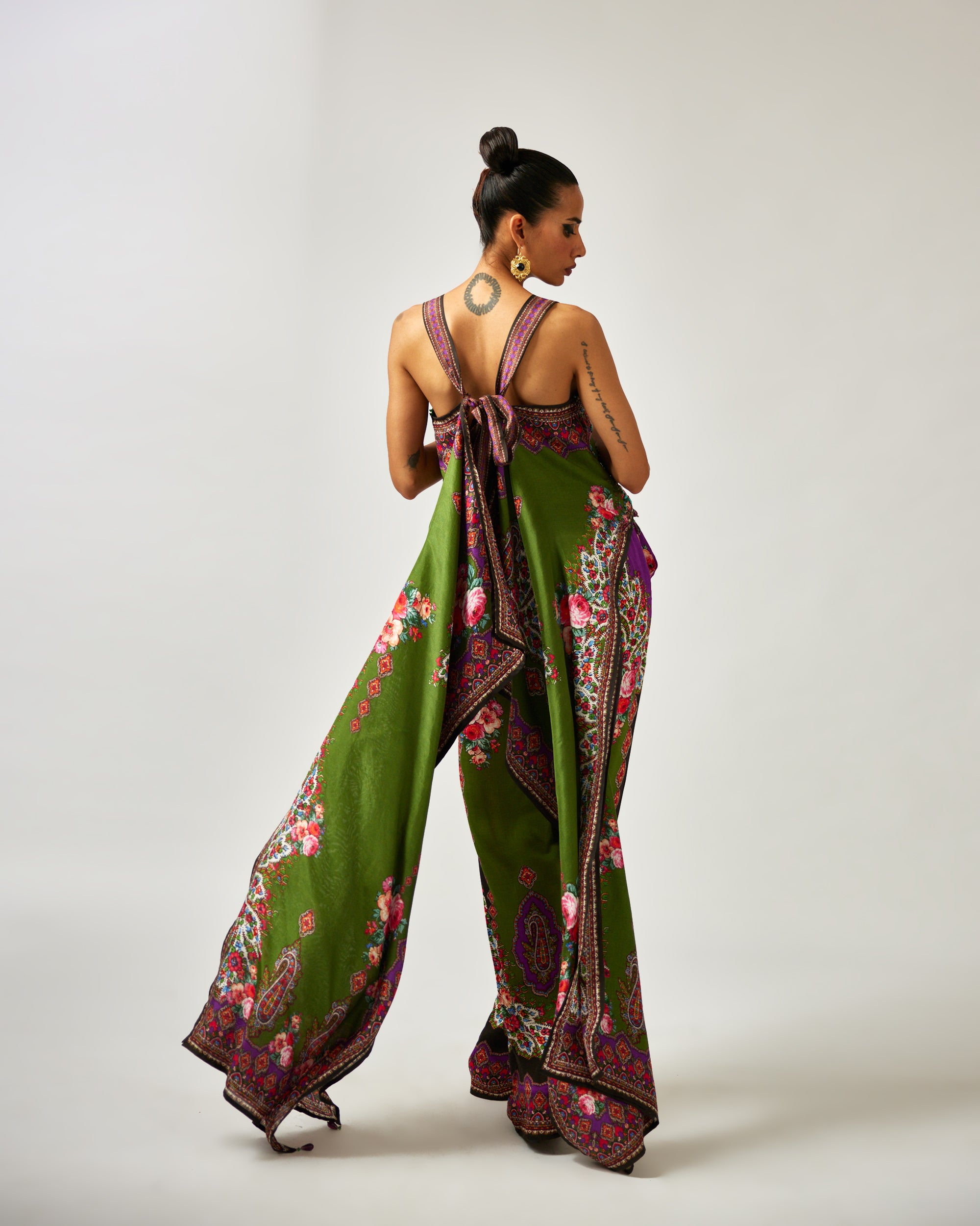 mon amour : Bershna - Purple/Emerald