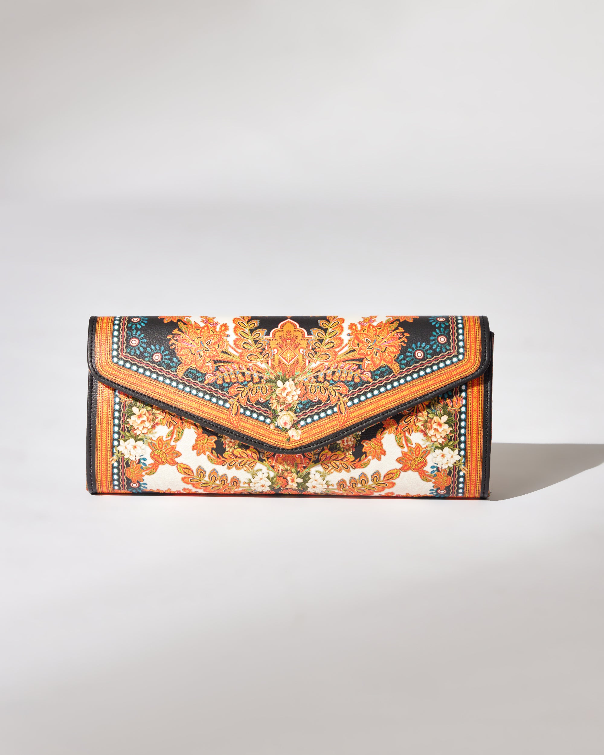 Mon Amour - Clutch : Orange/Black