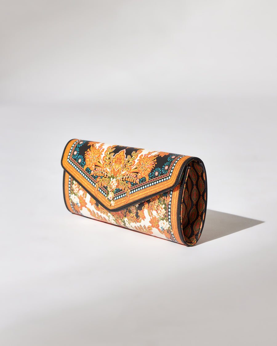 Mon Amour - Clutch : Orange/Black