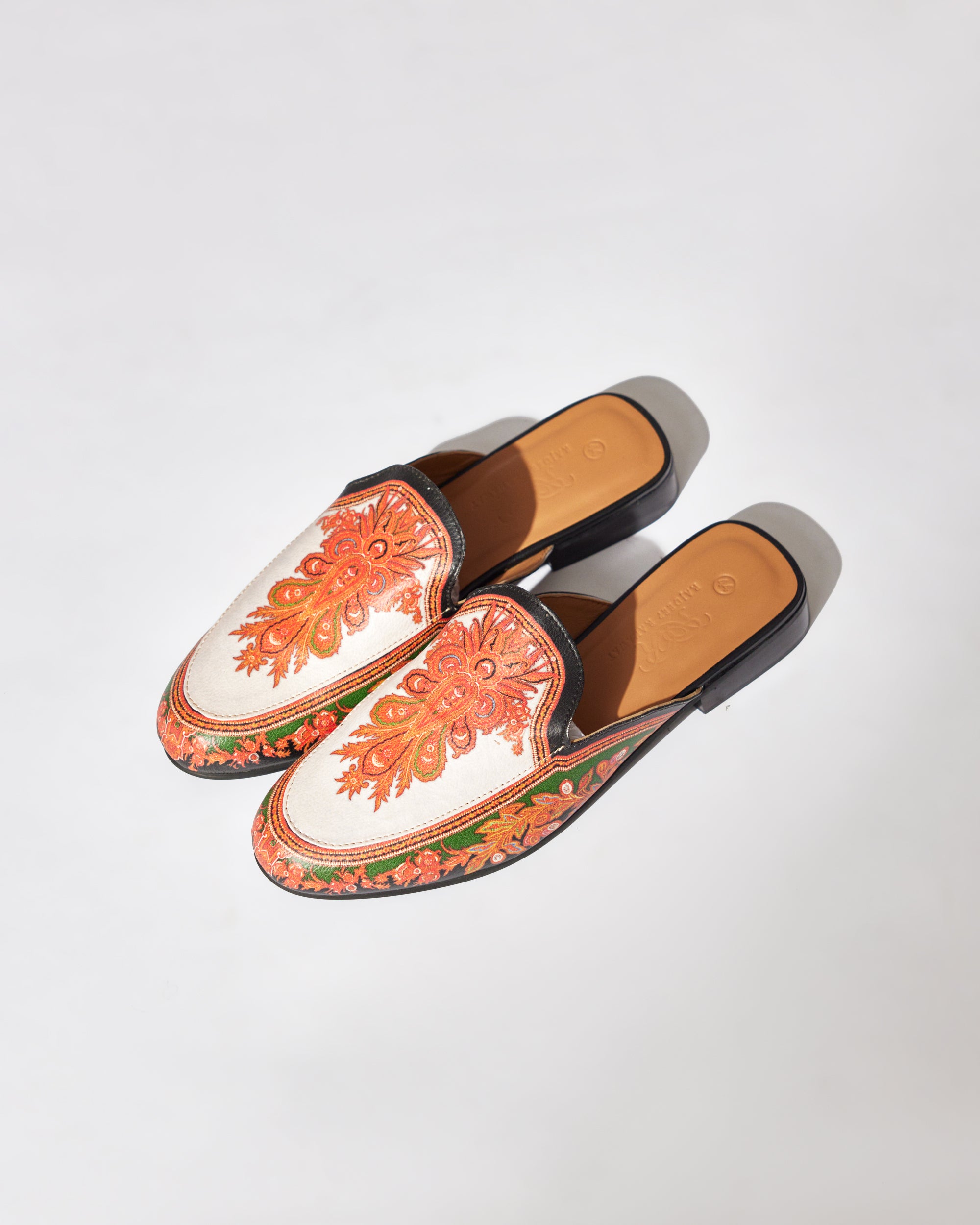 Mon Amour (man) - Mule : Green/Orange
