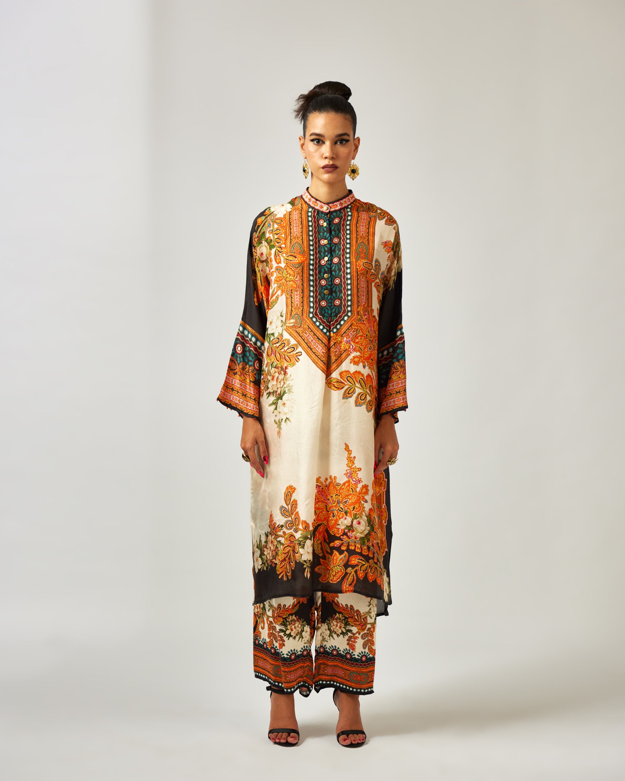mon amour : Kalini - Orange/Black