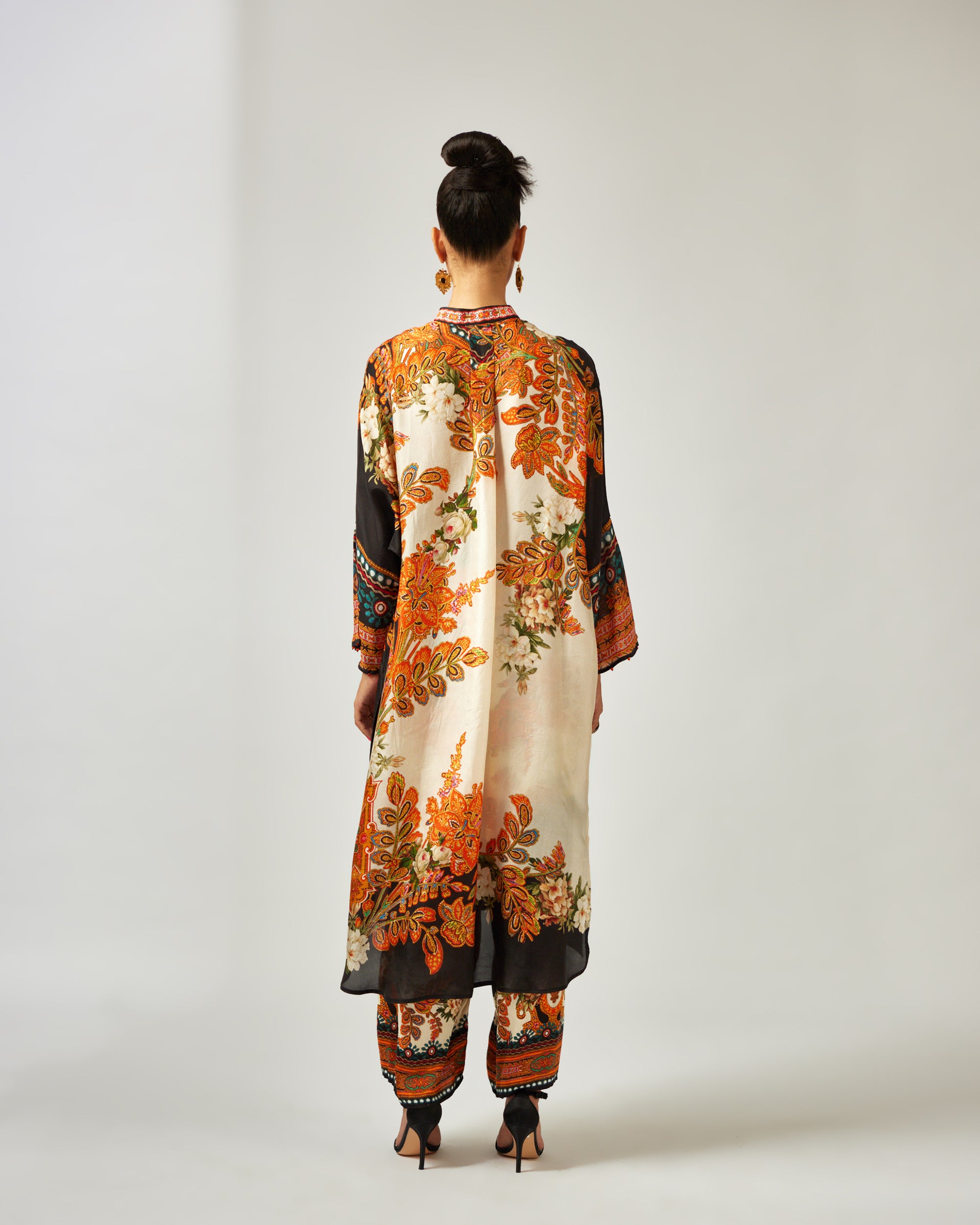 mon amour : Kalini - Orange/Black