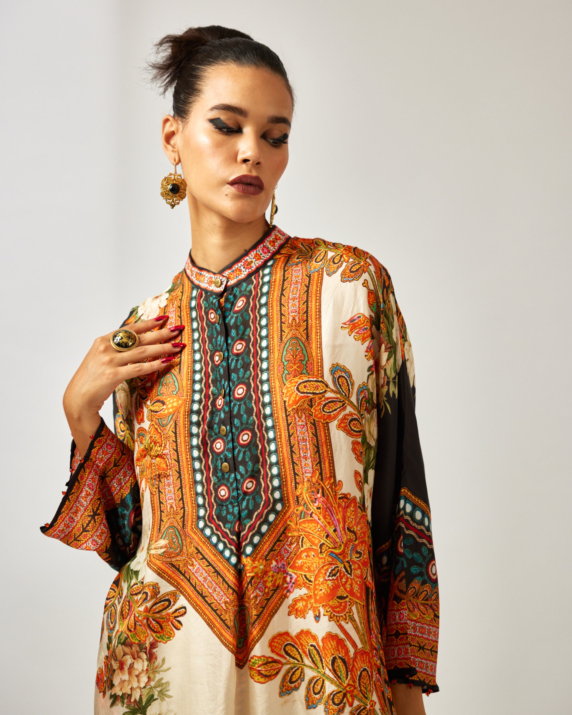 mon amour : Kalini - Orange/Black